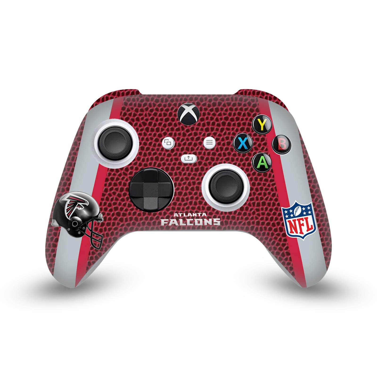 Official NFL Atlanta Falcons Team 1 Vinyl Skin Gaming Sticker Decal Cover Compatible with Xbox Series X/S Controller - Customize Your Gaming Gear for Falcons Fans, Perfect for Game Day & Esports Tournaments