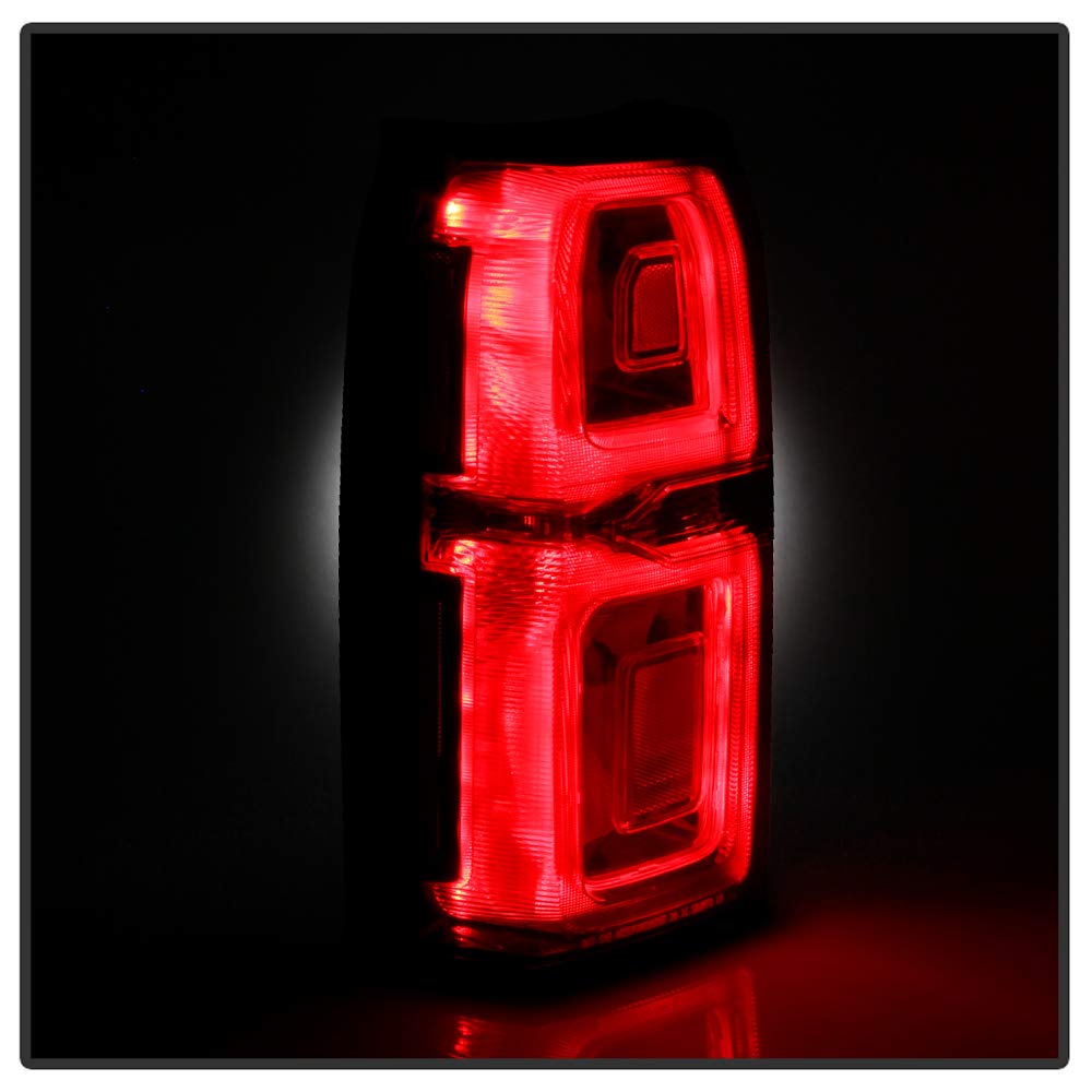 ACANII LED Tail Lights Brake Lamps Assembly Pair for 2015-2020 Chevy Tahoe Suburban - Factory Style Red LED Lights - Left & Right Set - Perfect for Night Driving & Enhanced Safety