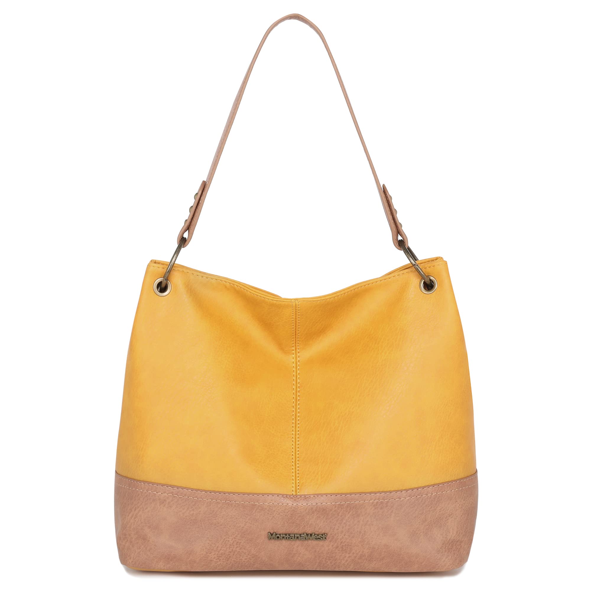 Montana West Hobo Bag for Women - Stylish Top Handle Purse with Multiple Pockets & Secure Zipper Closure | Perfect for Work, Travel & Everyday Use