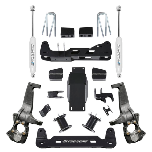 2023 GM 1/2 Ton 4WD Complete Lift Kit - 6 Inch Suspension System for Off-Roading & Truck Customization