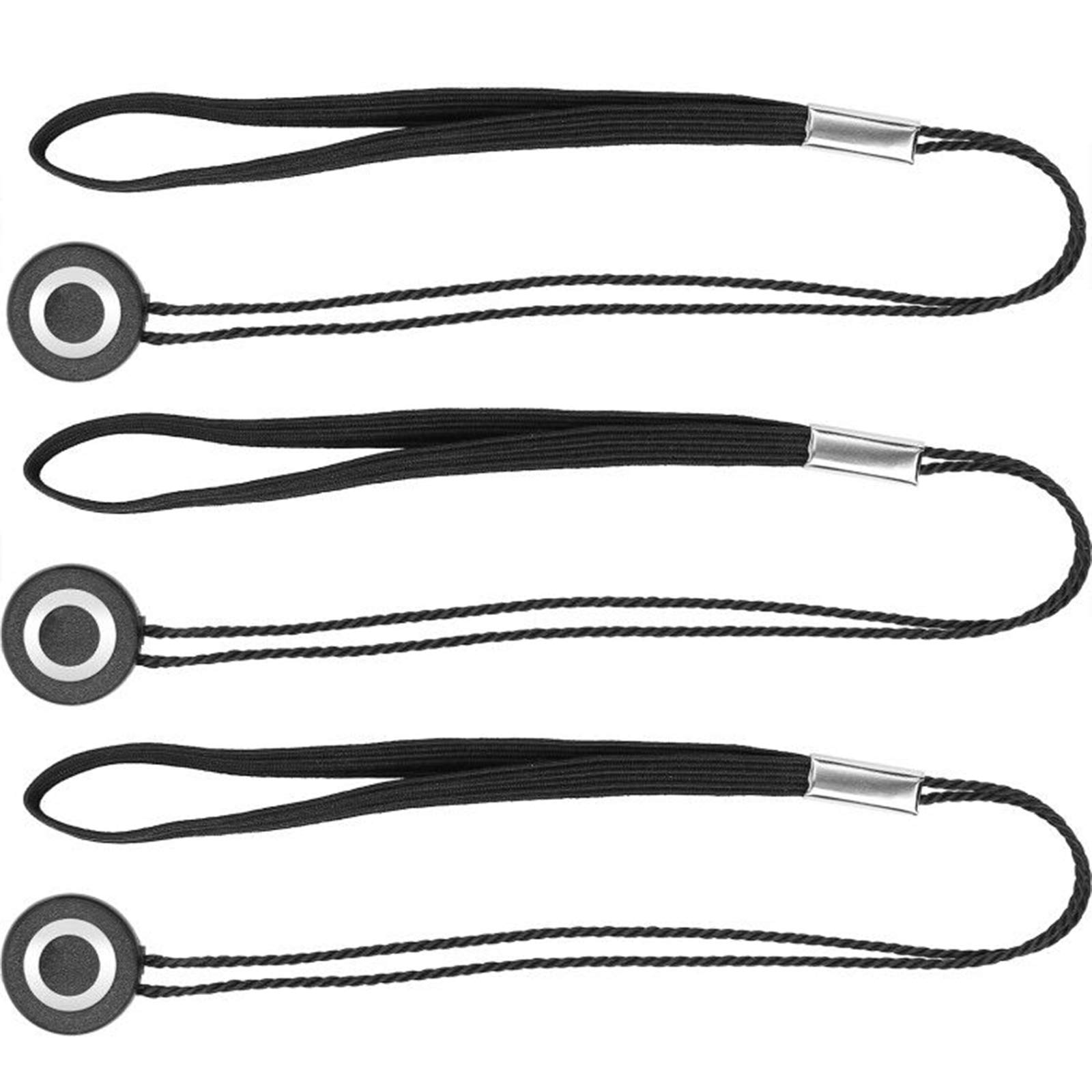 **ChromLives Lens Cap Leash (3-Pack) - Secure DSLR/SLR Lens Cap Holder for Canon, Nikon, Sony, Panasonic, Fujifilm & More - Prevent Lost Lens Caps - Perfect for Travel, Photography & Outdoor Adventures**