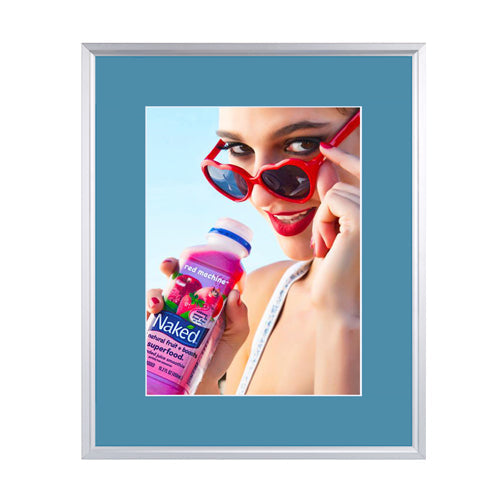 13x19 Designer Beveled Slide-In Picture Frames with 4 Wide Matboard - Perfect for Posters, Artwork & Home Decor | Wall Display & Office Decorations