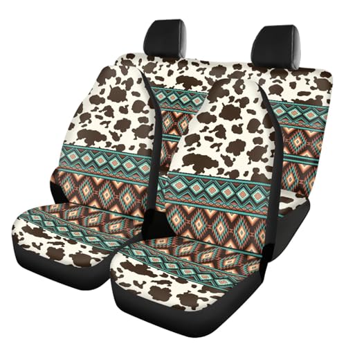 Aztec Cow Print