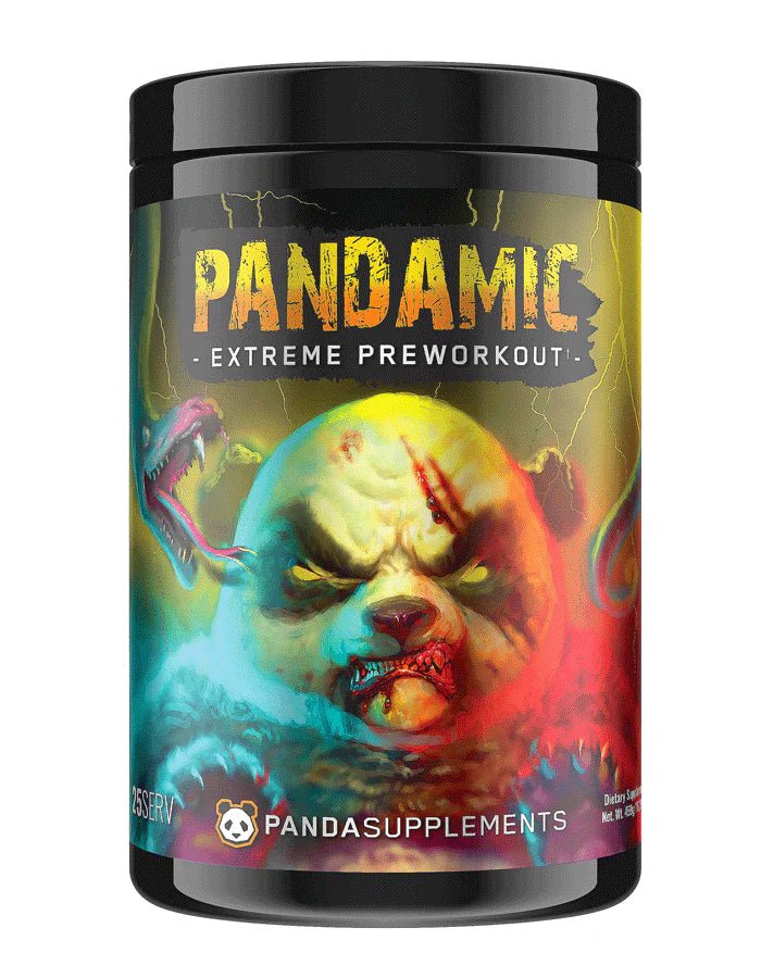 Pandamic Extreme Pre Workout Supplement - High Energy & Focus Booster for Intense Gym Sessions | Best for Bodybuilding & Fitness Training