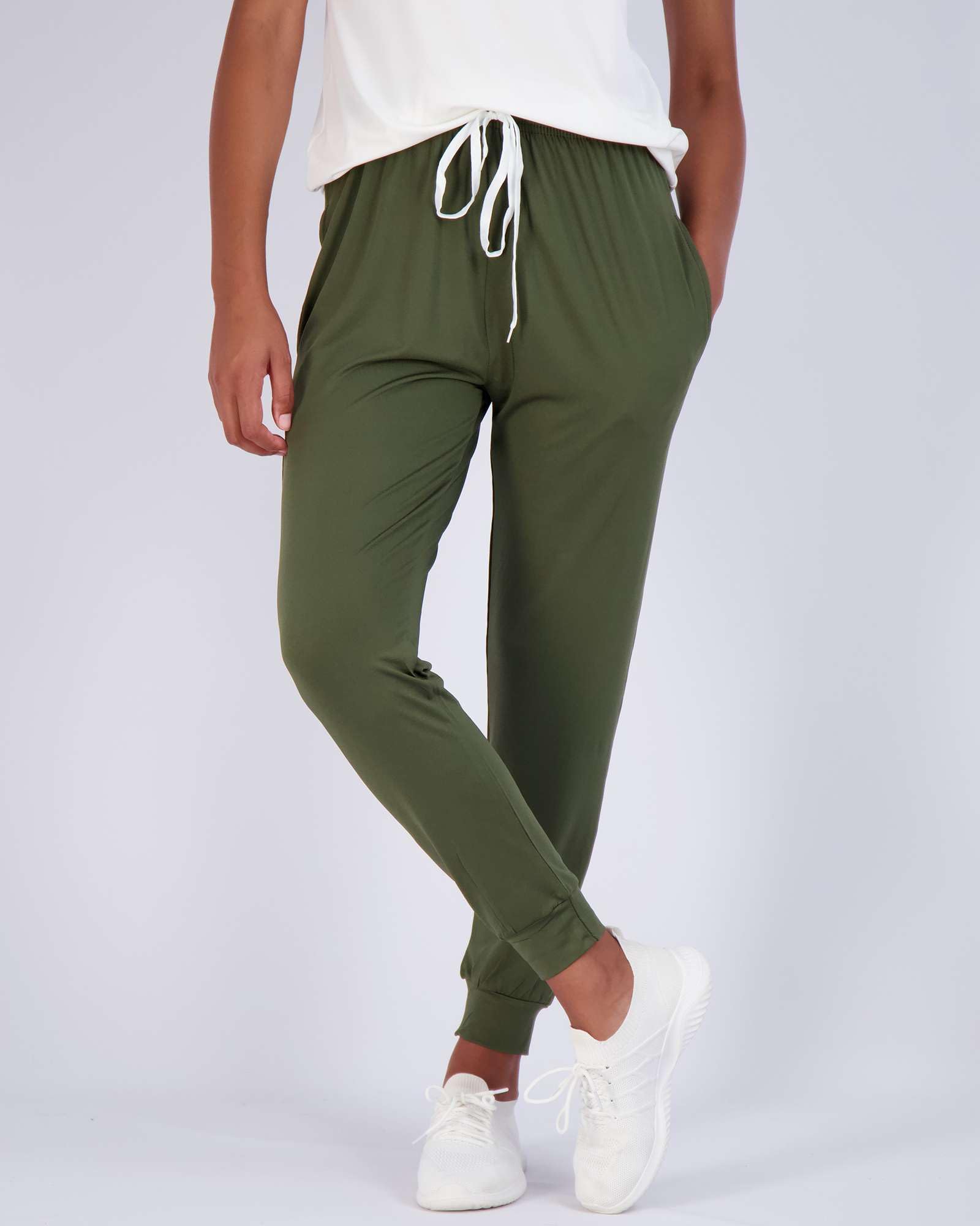 3 Pack Women's Ultra-Soft Silky Dry Fit Lounge Joggers - Lightweight Moisture Wicking Yoga Pants with Pockets - Plus Size Available - Perfect for Yoga, Running, Travel & Lounge Wear