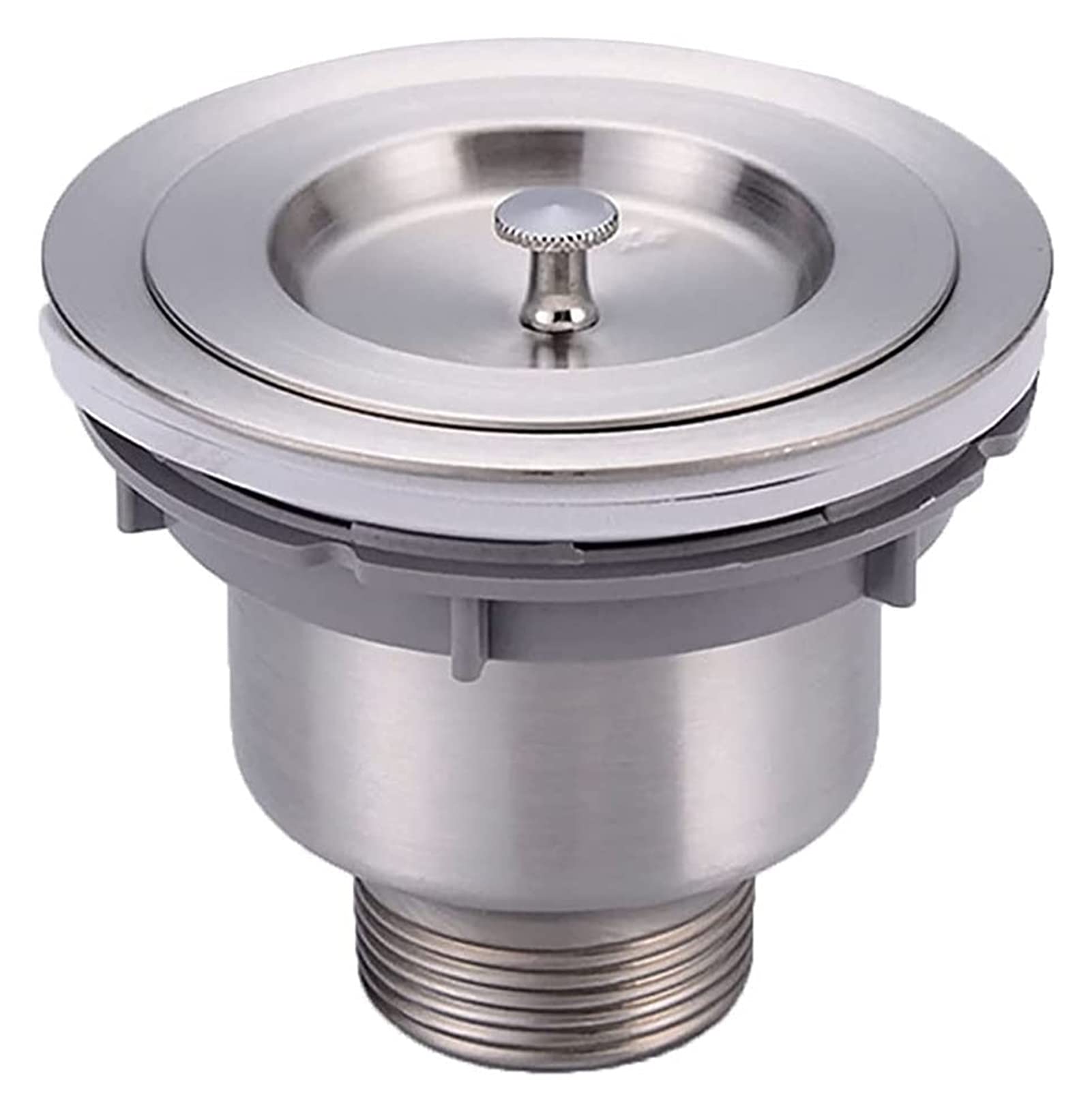 **JJZXPJ Stainless Steel Sink Strainer Plug - Durable Drain Basket for Kitchen Sink, Prevents Clogging, Lightweight & Practical - Perfect for Food Scraps, Hair, and Debris in Bathroom or Kitchen**