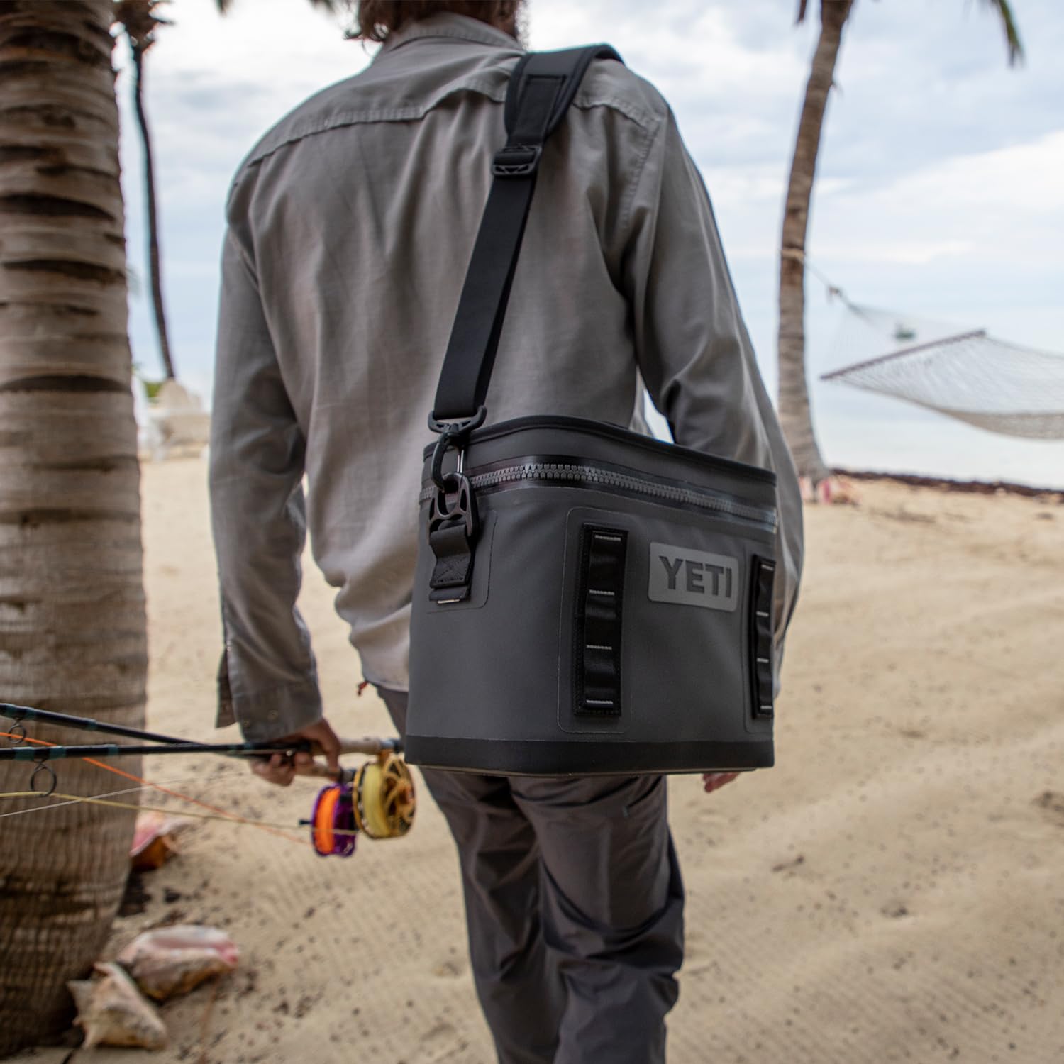 YETI Hopper Flip 8 Portable Soft Cooler - Insulated Backpack Cooler for Camping, Beach, Picnics & Outdoor Adventures | Leakproof & Durable
