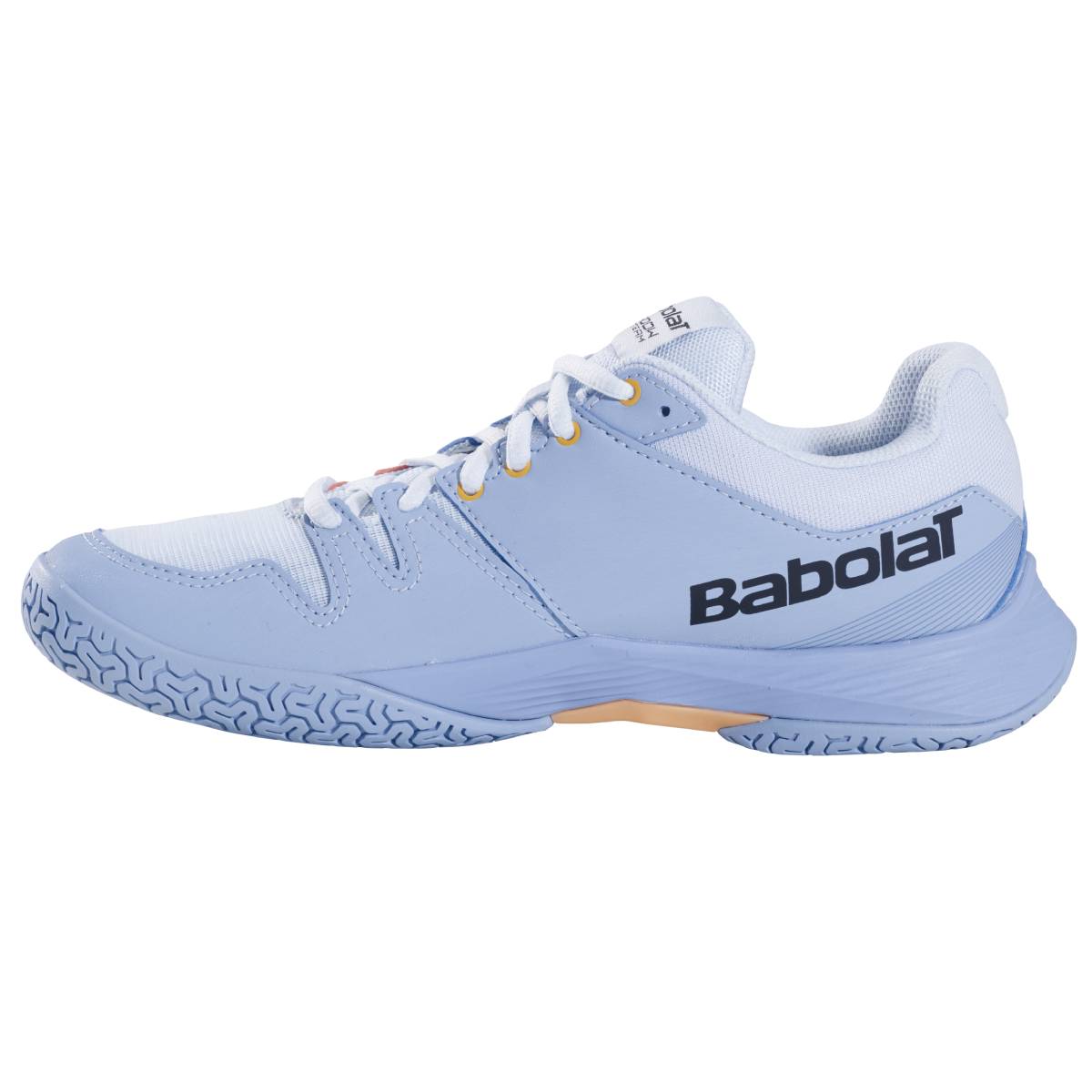 Babolat Shadow Team Women's Indoor Court Shoes - Light Blue Tennis Shoes for Women - Non-Slip Volleyball & Badminton Shoes with Cushioning - Perfect for Indoor Sports & Gym Workouts