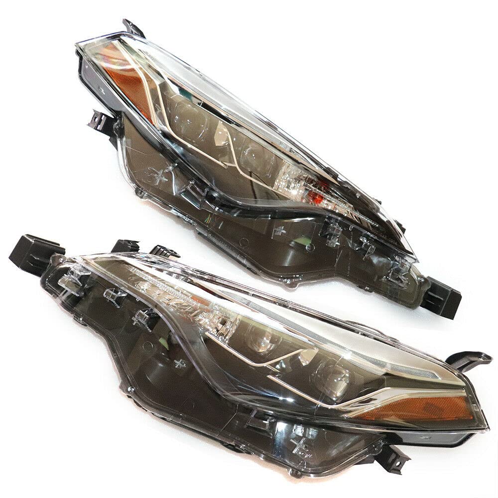 LOYALHEARTDY Toyota Corolla LED Headlights Assembly Pair - US Stock for Night Driving