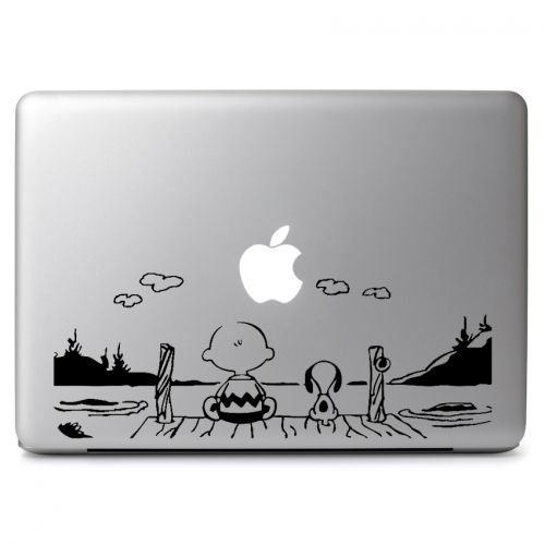 Snoopy Watch The Sun Vinyl Decal Sticker - Die Cut Waterproof Sticker for Windows, Cars, Laptops, MacBooks, Tool Boxes & Smooth Surfaces - Perfect for Car Decoration, Laptop Customization & Home Decor