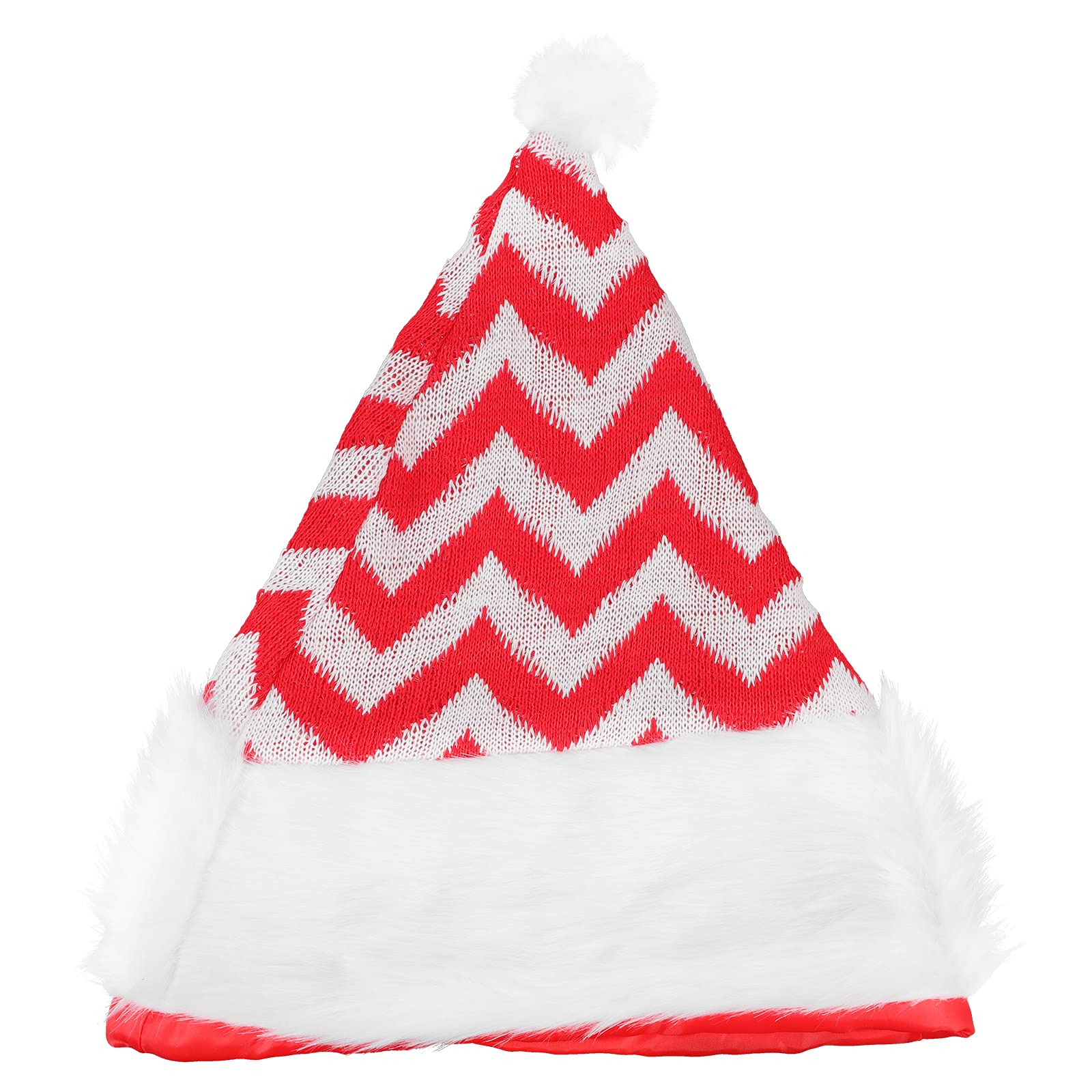 Festive Santa Hats for Christmas - Red Velvet Xmas Hats for Kids & Adults - Perfect for Holiday Parties, Family Gatherings & Christmas Photo Shoots