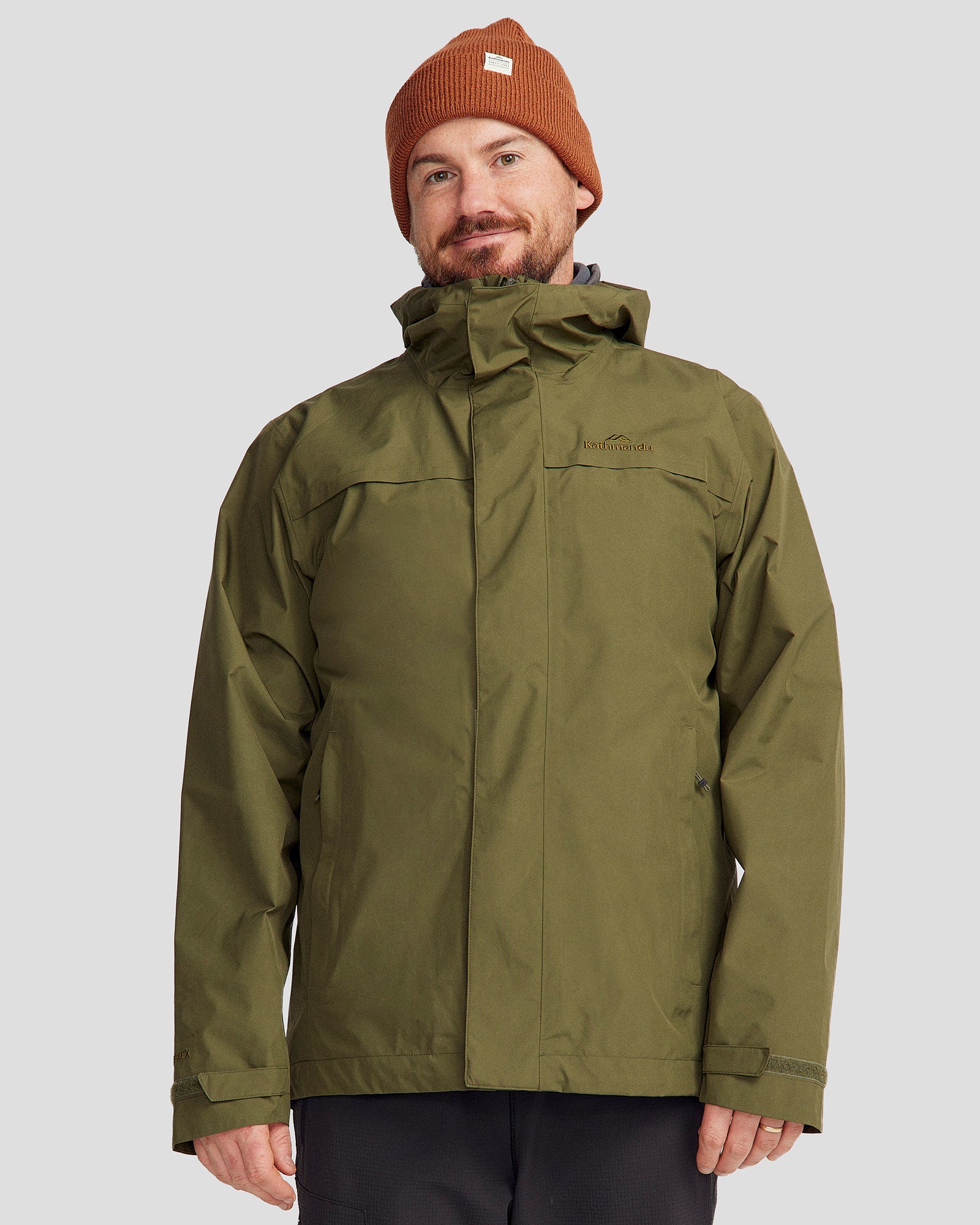 Men's Bealey 2L GORE-TEX® Waterproof Rain Jacket - Light Moss Green for Hiking, Camping & Outdoor Adventures