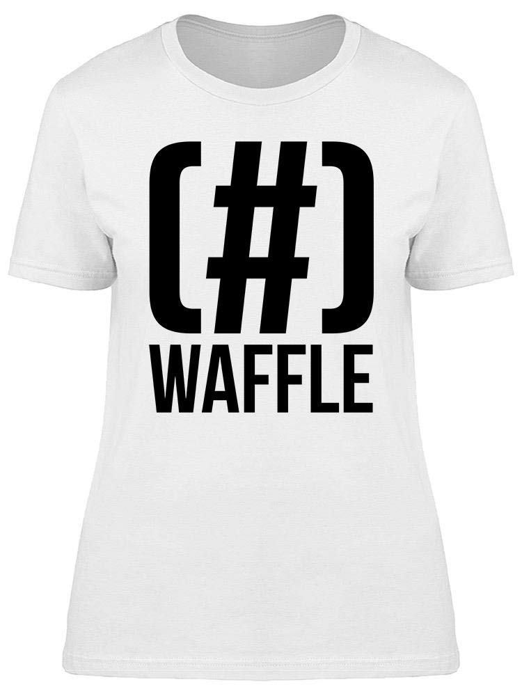 Smartprints Waffle Knit Women's T-Shirt - Soft Breathable Cotton White Top for Casual Wear & Everyday Outfits
