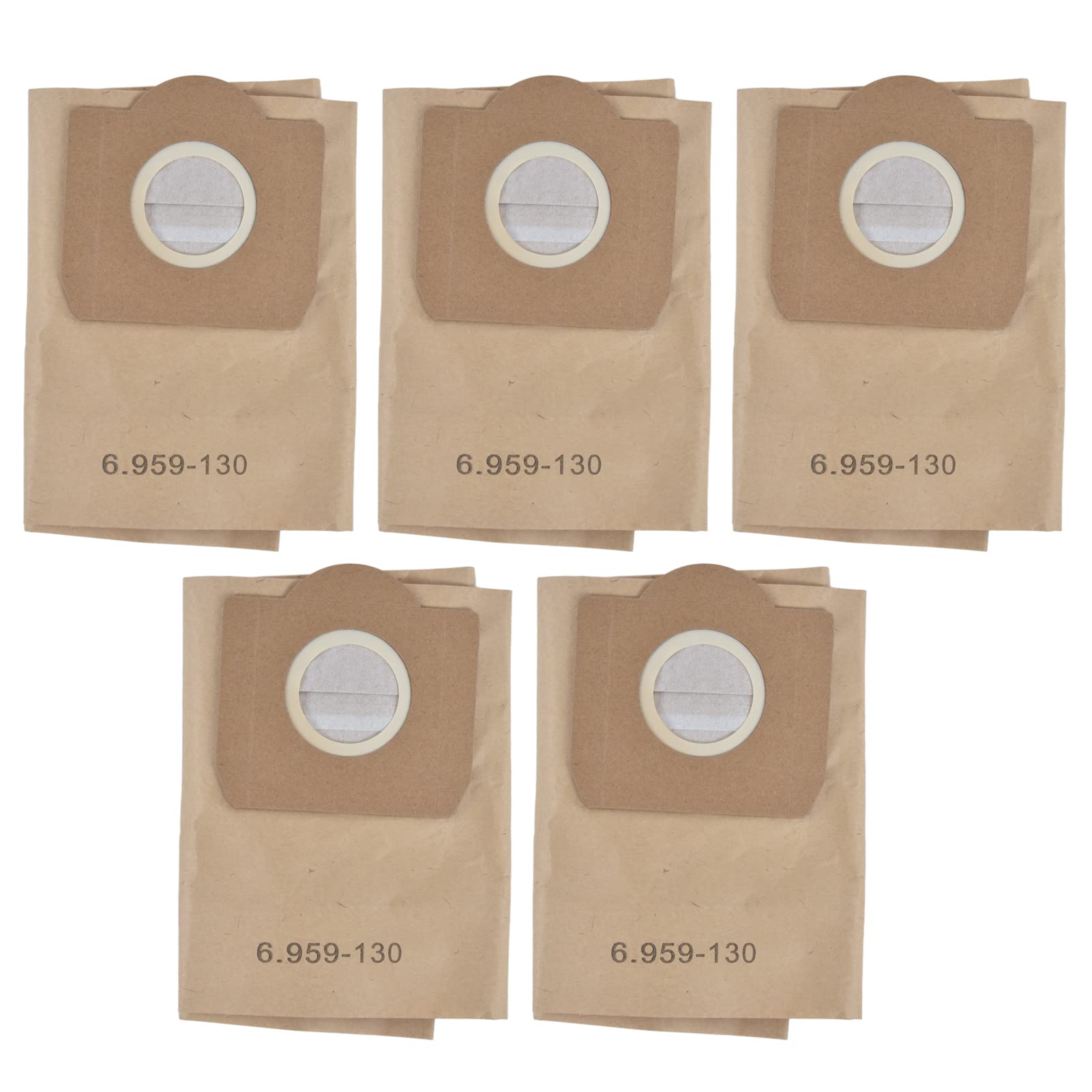 5Pcs Vacuum Cleaner Dust Bags Replacement - Compatible with WD3200 WD3300 WD3500 Models (6.959-130.0) | Portable Sweeper Cleaning Bags Accessory | Ideal for Home Cleaning, Pet Hair Removal & Office Maintenance
