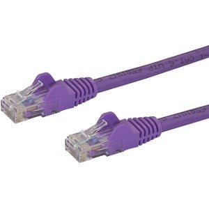 3m Purple Cat6 Ethernet Patch Cable with Snagless RJ45 Connectors - High-Speed Internet Cable for Gaming, Streaming & Home Office Network Setup