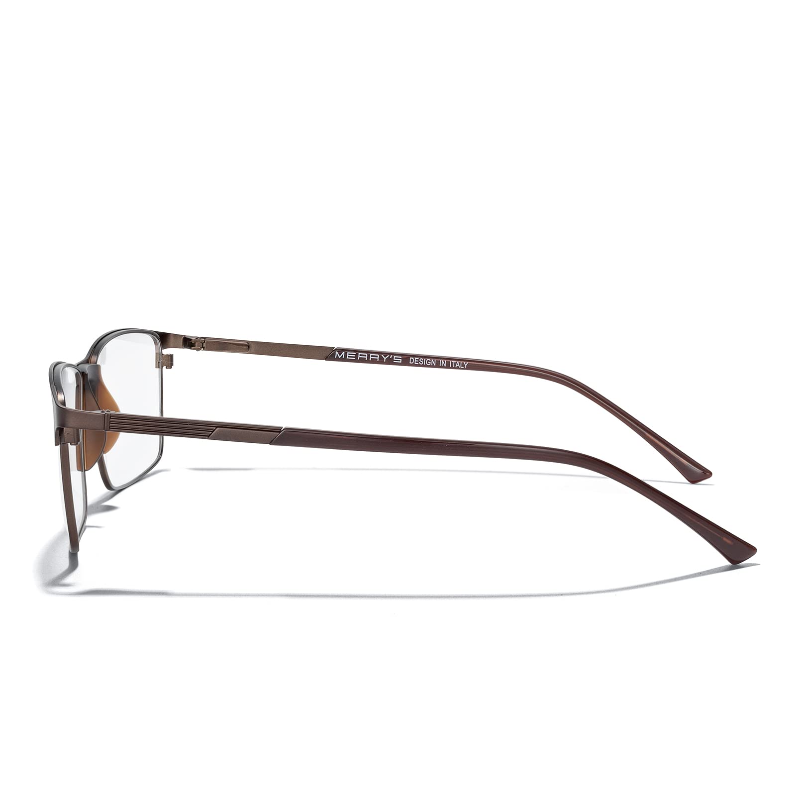 Blue Light Blocking Glasses for Men - Fashion Metal Frame Reading Glasses with Spring Hinge - Computer & Gaming Eyewear for Eye Strain Relief