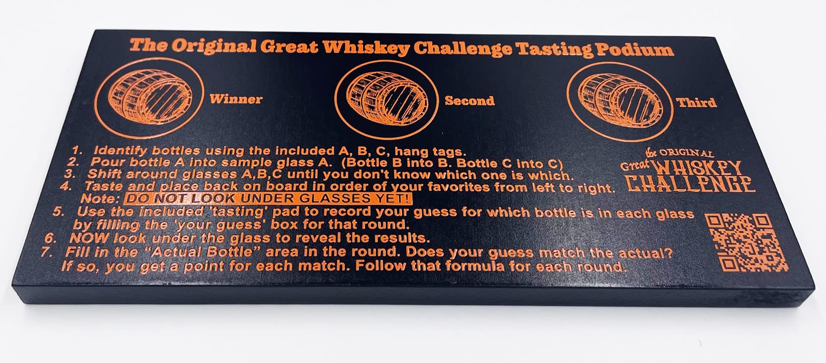 6 Player Blind Tasting Party Game Kit with Tasting Glasses - Fun Tabletop Drinking Game for Adults & Friends (Perfect for Parties, Game Nights & Social Gatherings)