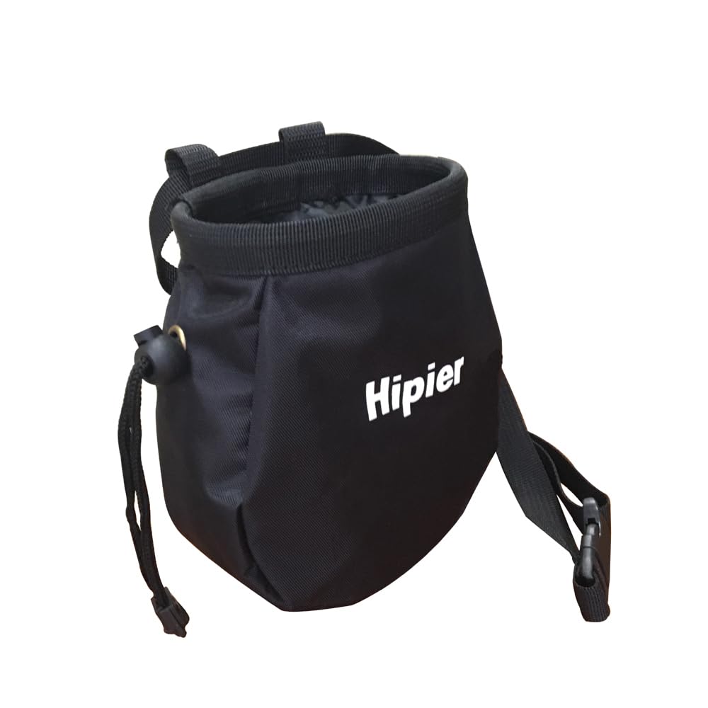 FX Chalk Bag for Climbing, Gymnastics & Weightlifting - Chalk Pouch with Back Zipper Pocket & Adjustable Waist Belt - Perfect for Rock Climbing, Gym Workouts & Cross Training
