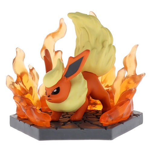 Pokemon Diorama Collectible Toy - Fire and Ice Takara Tomy 2.5 Inch Action Figure for Display & Collection | Perfect for Pokemon Fans, Gift Giving & Home Decor