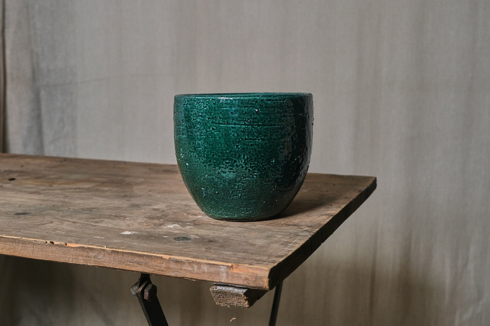 Emerald Green Glazed Ceramic Pot - 11cm, 14cm, 16cm Diameter - Perfect for Indoor Plants, Succulents & Home Decor