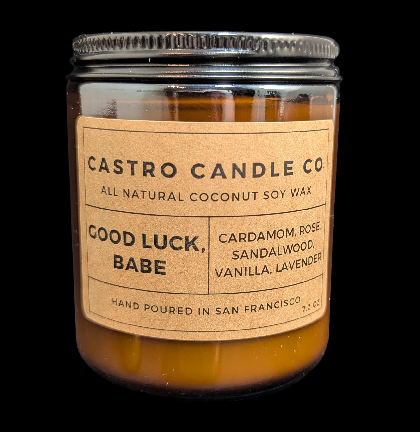 Good Luck Babe Coconut Wax Candle - Natural Soy Blend for Home, Meditation & Gift Giving - Romantic Ambiance & Stress Relief