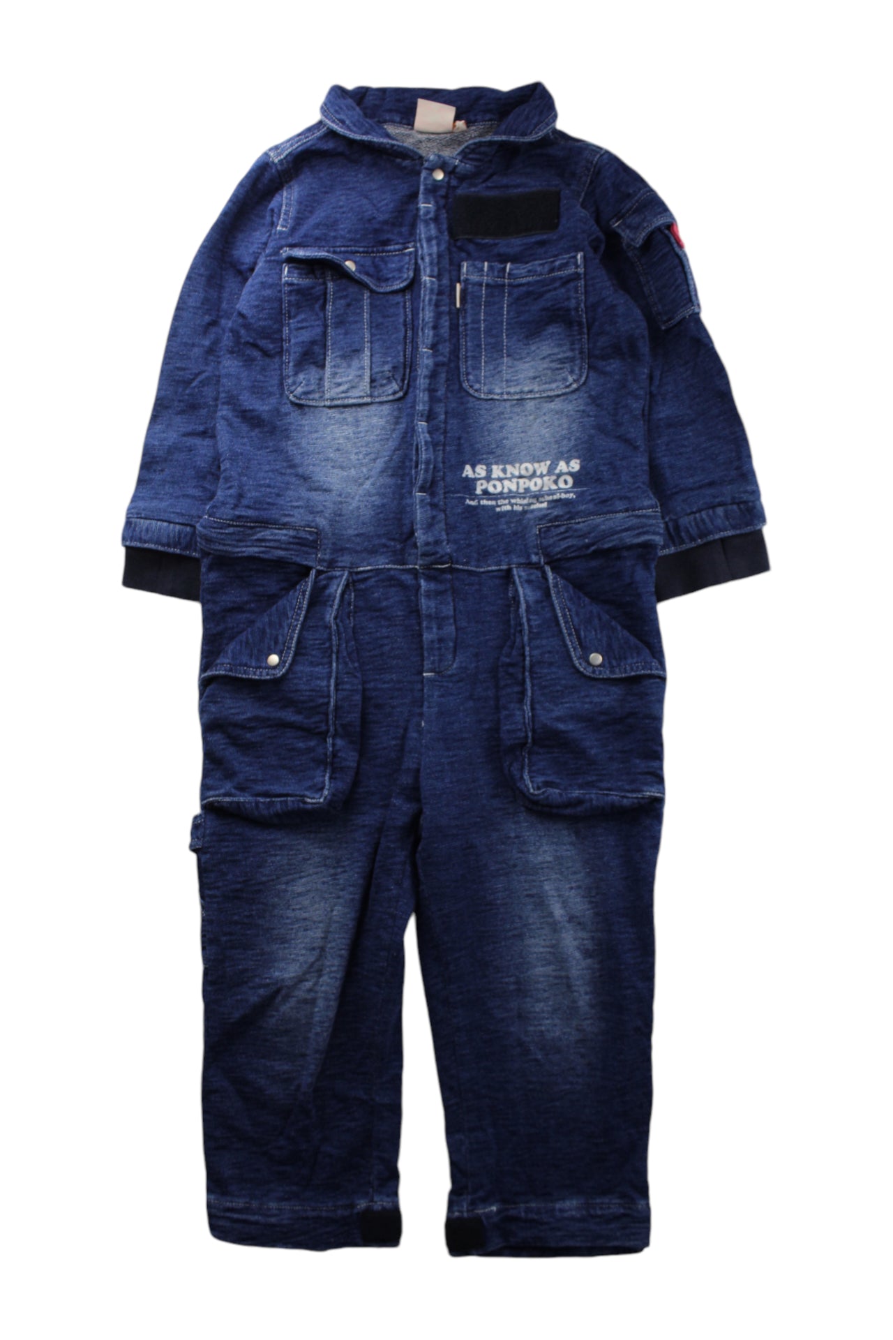Ponpoko Long Sleeve Jumpsuit for Girls - Size 7Y & 8Y - Cute and Comfortable Kids Romper for School, Playdates & Family Outings
