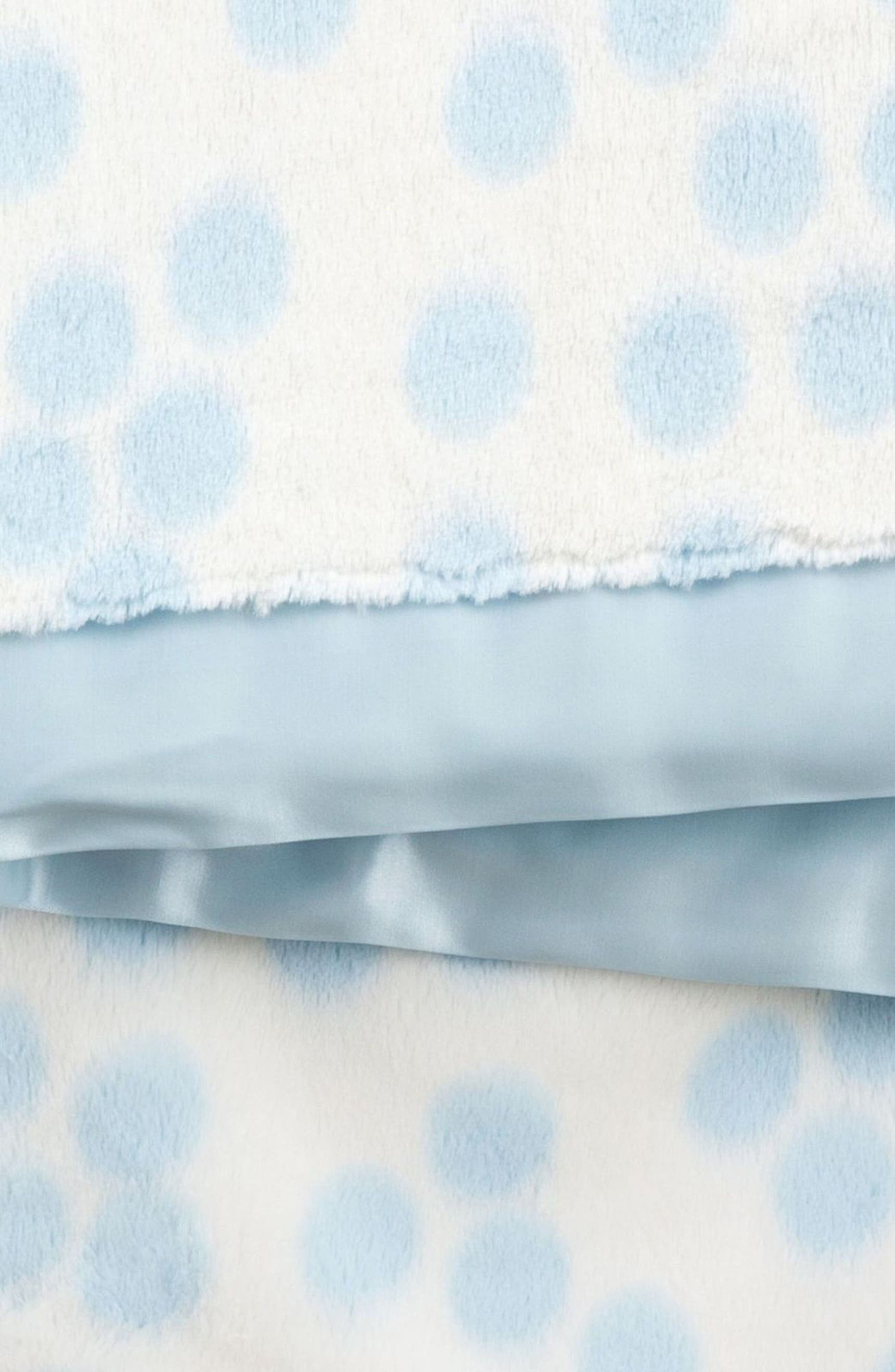 Soft Blue Confetti Baby Blanket by Little Giraffe - Cozy & Adorable Nursery Essential for Newborns, Infants & Toddlers - Perfect for Swaddling, Stroller, Crib & Photo Shoots