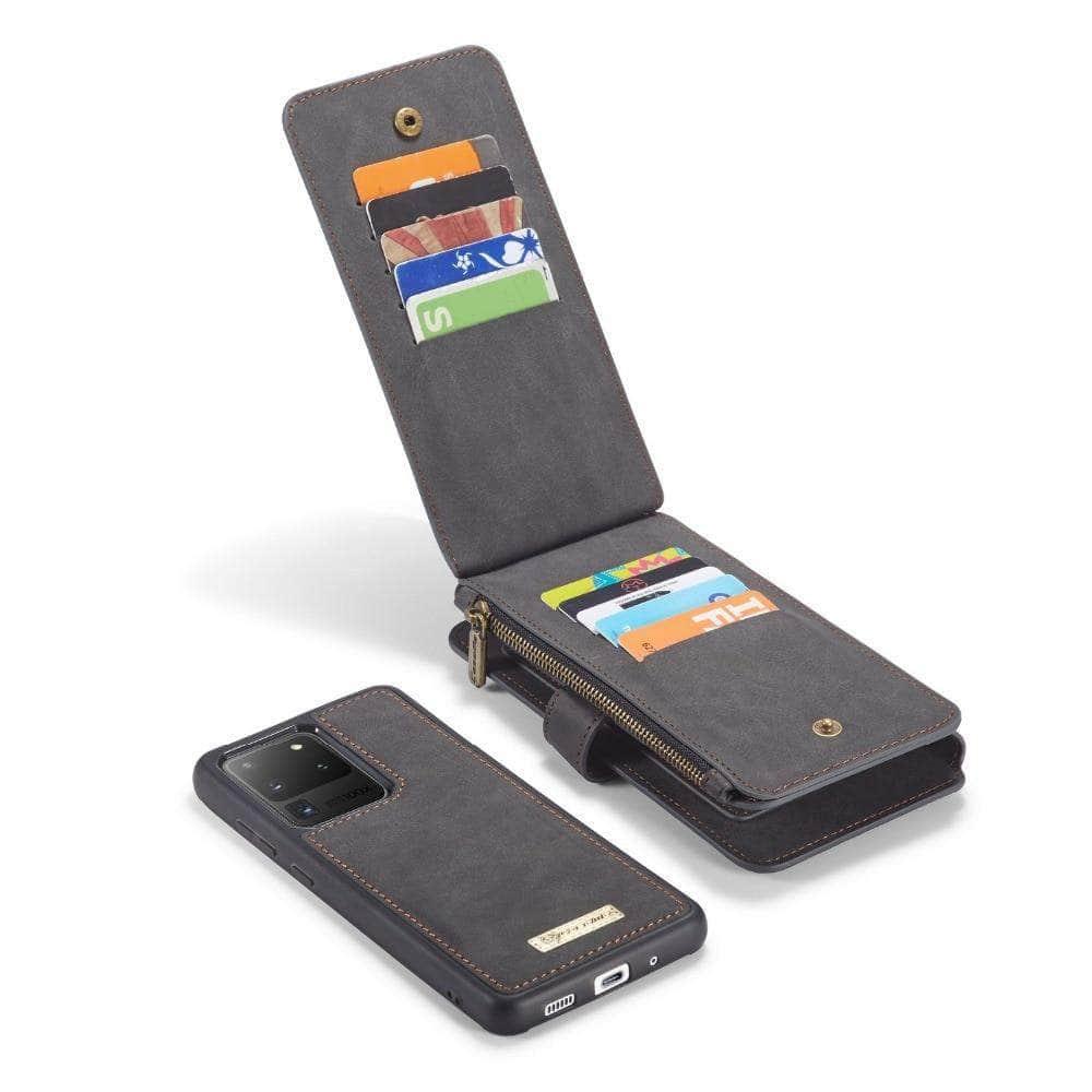 Magnetic Detachable PU Leather Case for Samsung Galaxy S21 - Slim Protective Cover with Strong Magnets for Easy Attachment | Perfect for Work, Travel & Everyday Use