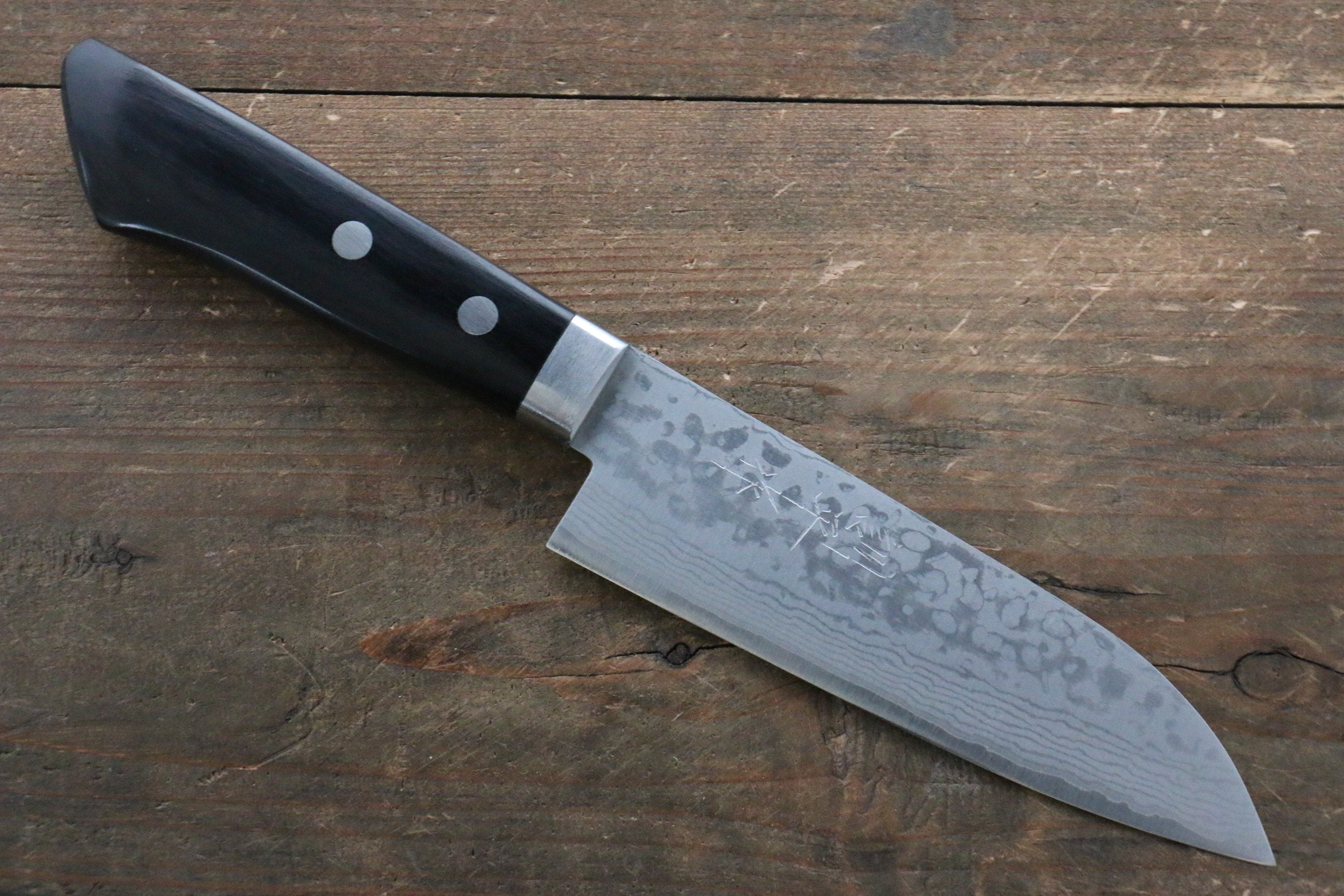Premium Kunihira Sairyu VG10 Damascus Santoku Knife 5.3