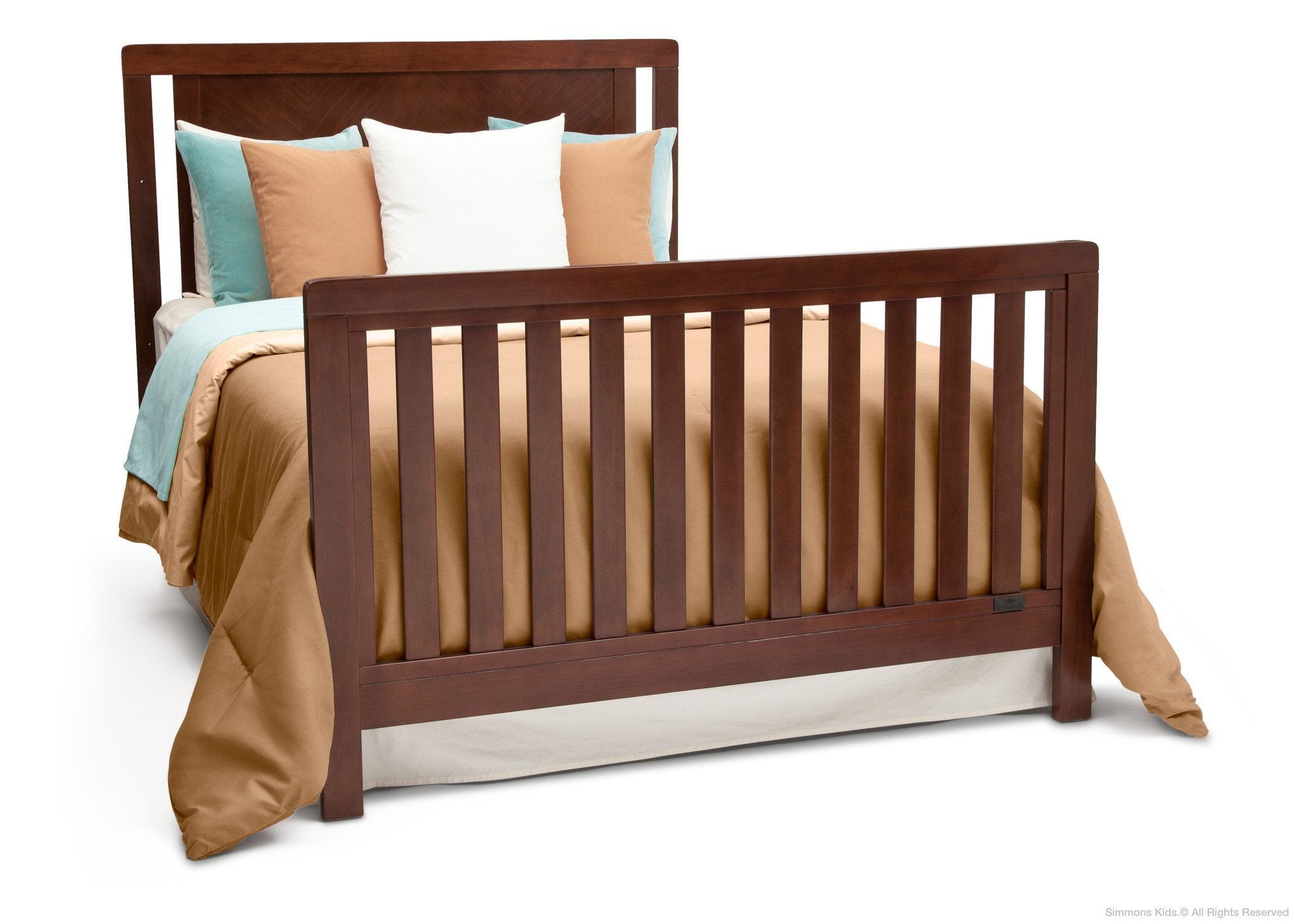 Chevron Crib 'N' More - Stylish Baby Crib with Storage for Nursery, Perfect for Newborns & Toddlers - Ideal for Small Spaces & Modern Nurseries
