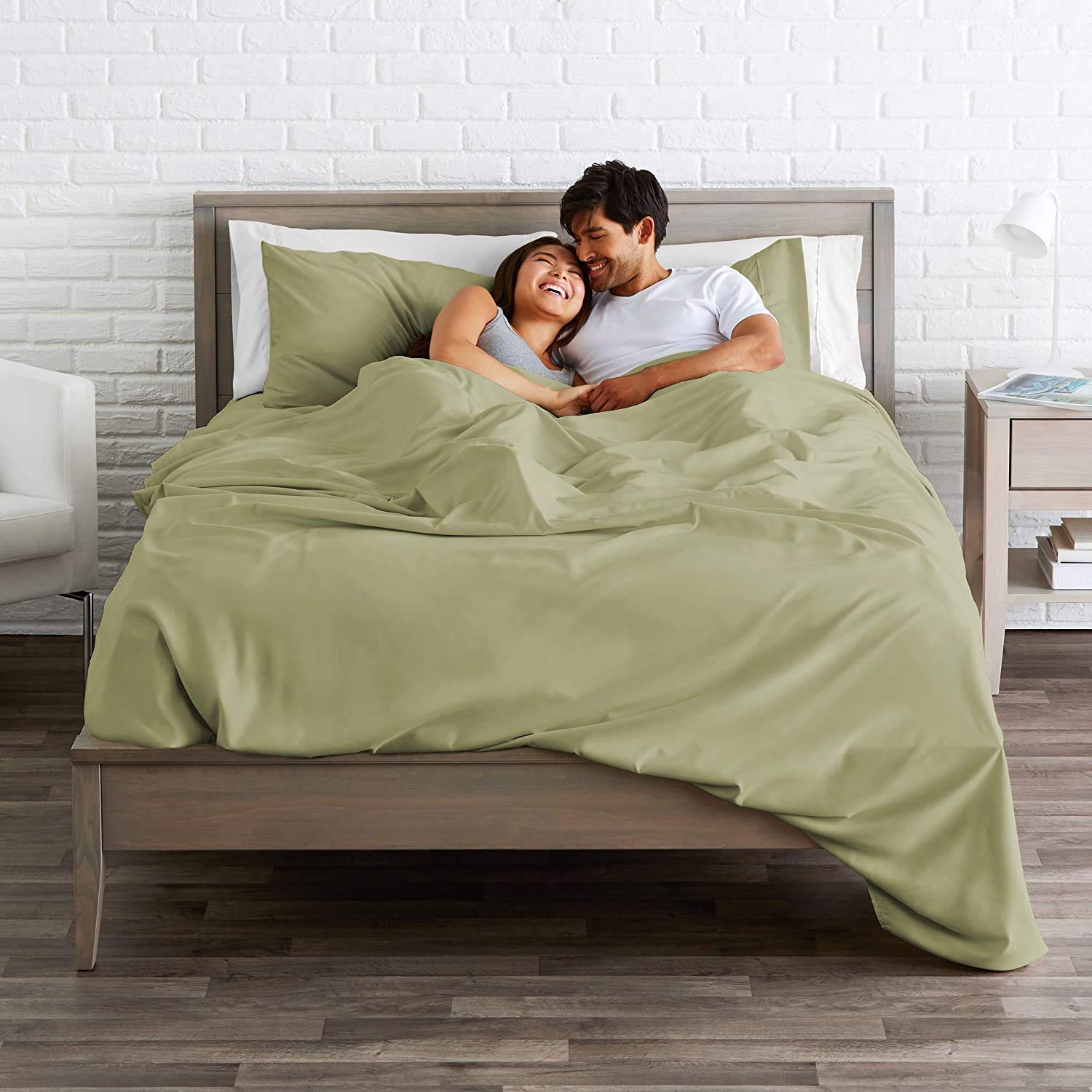600 Thread Count Percale Cotton King Size Bed Sheet Set - Ultra Soft & Breathable Deep Pocket Sheets for Cool & Comfortable Sleep - Perfect for Luxury Hotels, Master Bedrooms & Guest Rooms