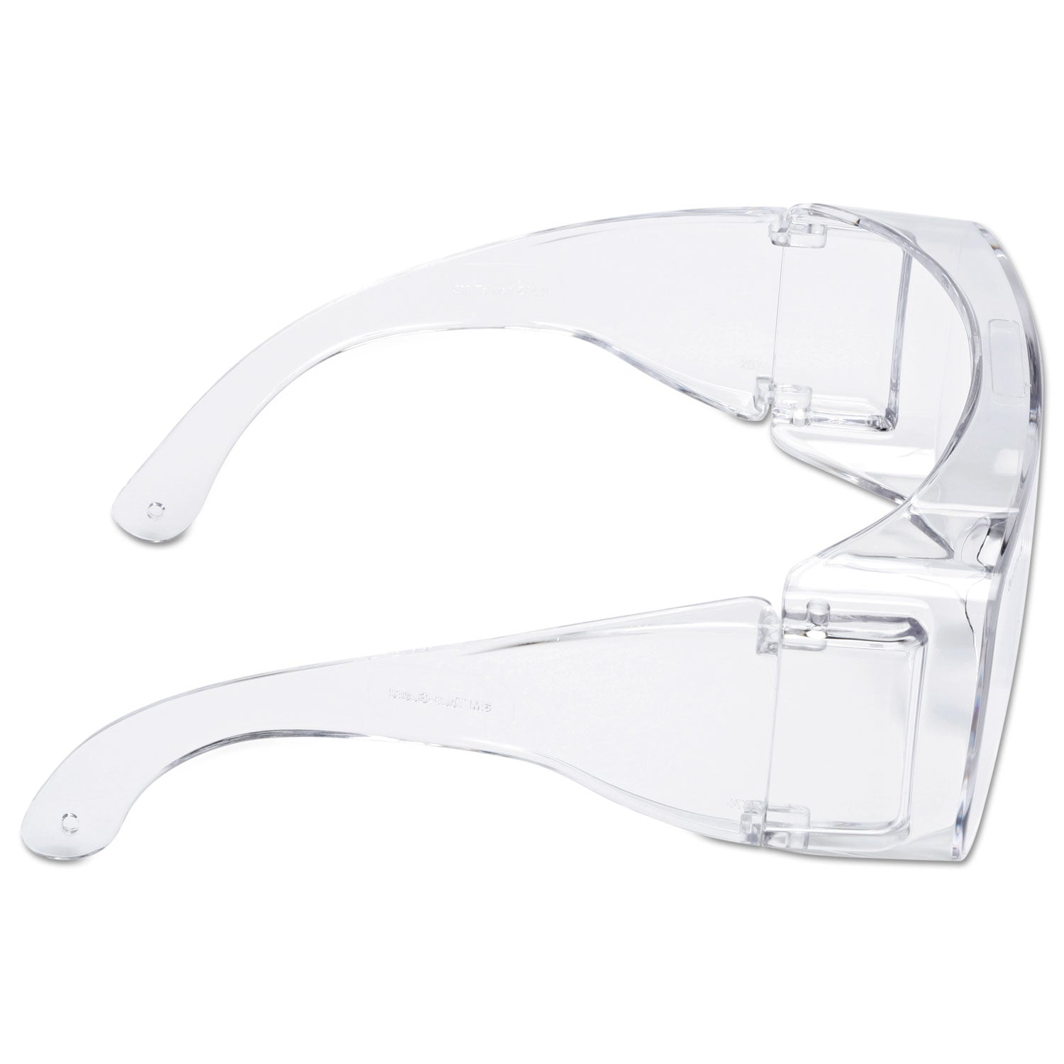 3M™ Tour Guard V Safety Glasses - ANSI Z87.1 Certified, Clear Frame & Lens, One Size Fits Most (20-Pack) - Ideal for Construction, Woodworking, and DIY Projects