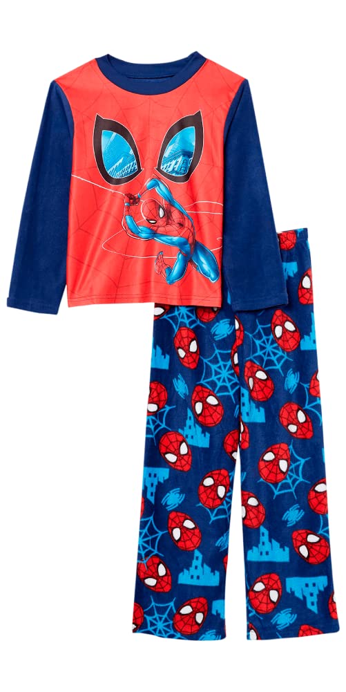 Marvel Boys' Big Spider-Man Pajamas - Superhero Sleepwear for Kids | Soft & Comfortable Spider-Man Themed Pajama Set | Perfect for Bedtime, Sleepovers & Cosplay