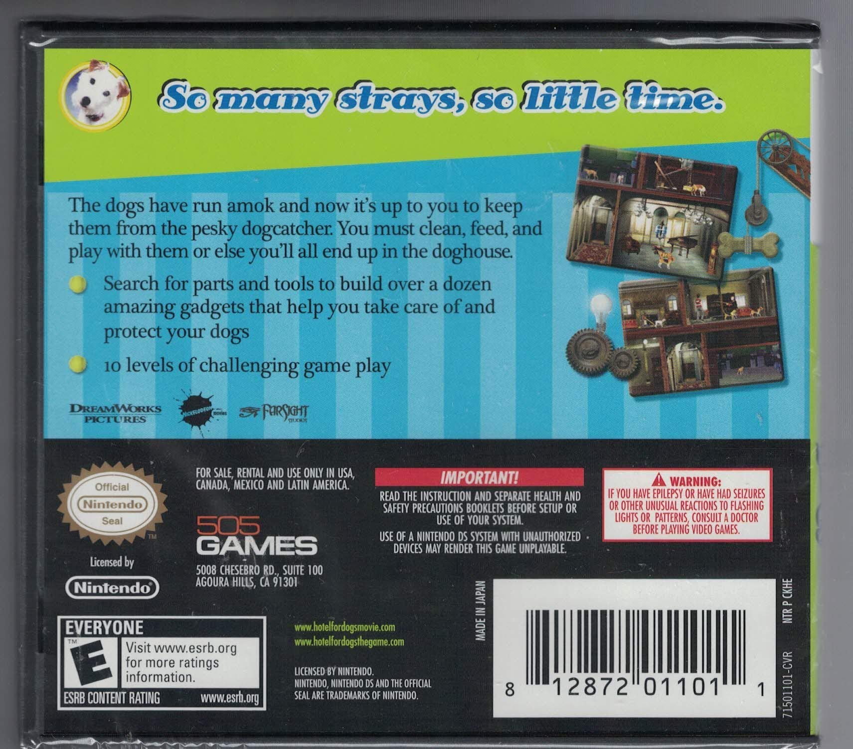 Renewed Hotel For Dogs Game for Nintendo DS - Fun Pet Simulation Adventure for Kids & Family Game Night