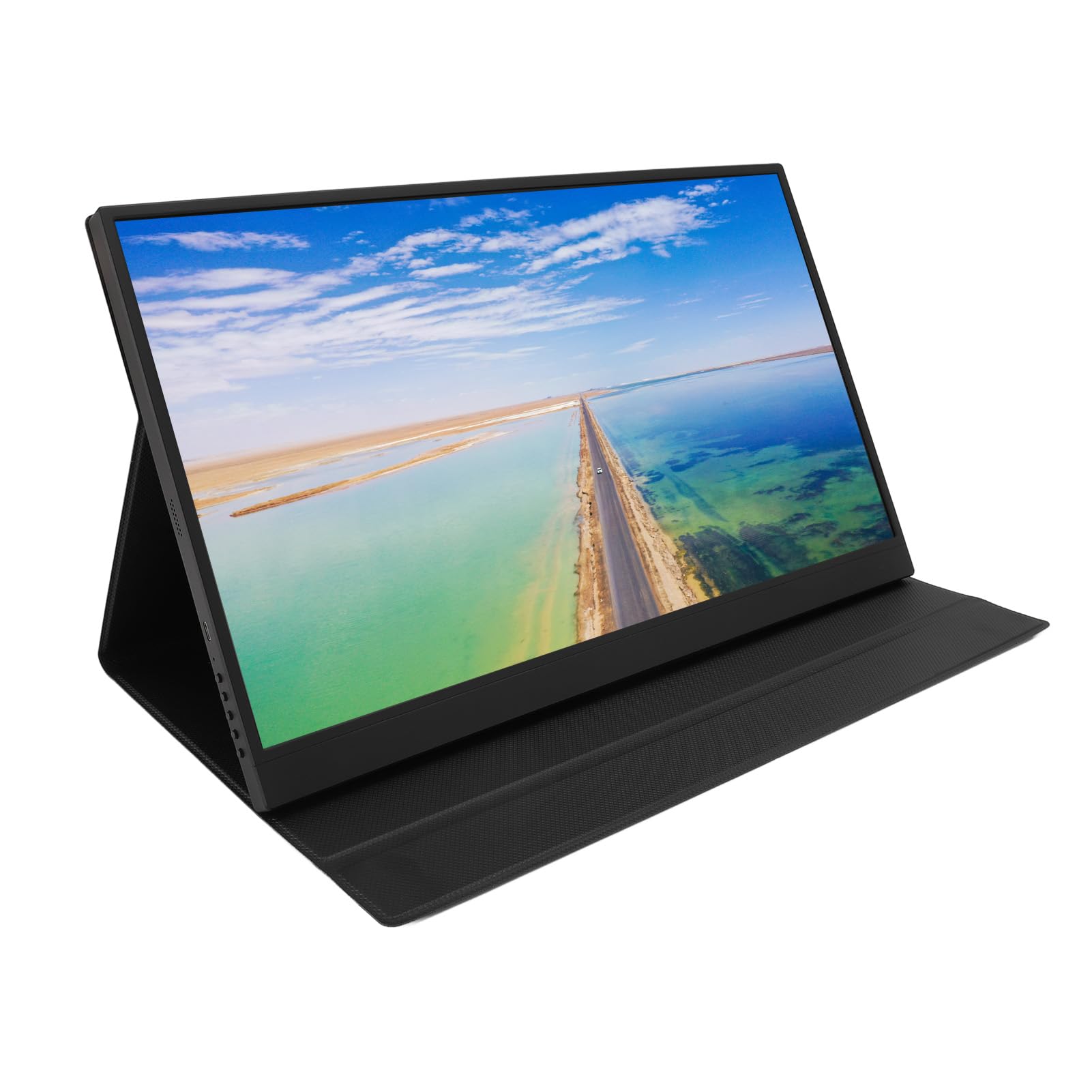 Vikye 17.3 Inch Portable Monitor with 2.5K HDMI Display, 60Hz Refresh Rate, Built-in Speakers, 16:9 External Expansion Screen - Perfect for Laptop Extensions, Gaming, and Business Presentations