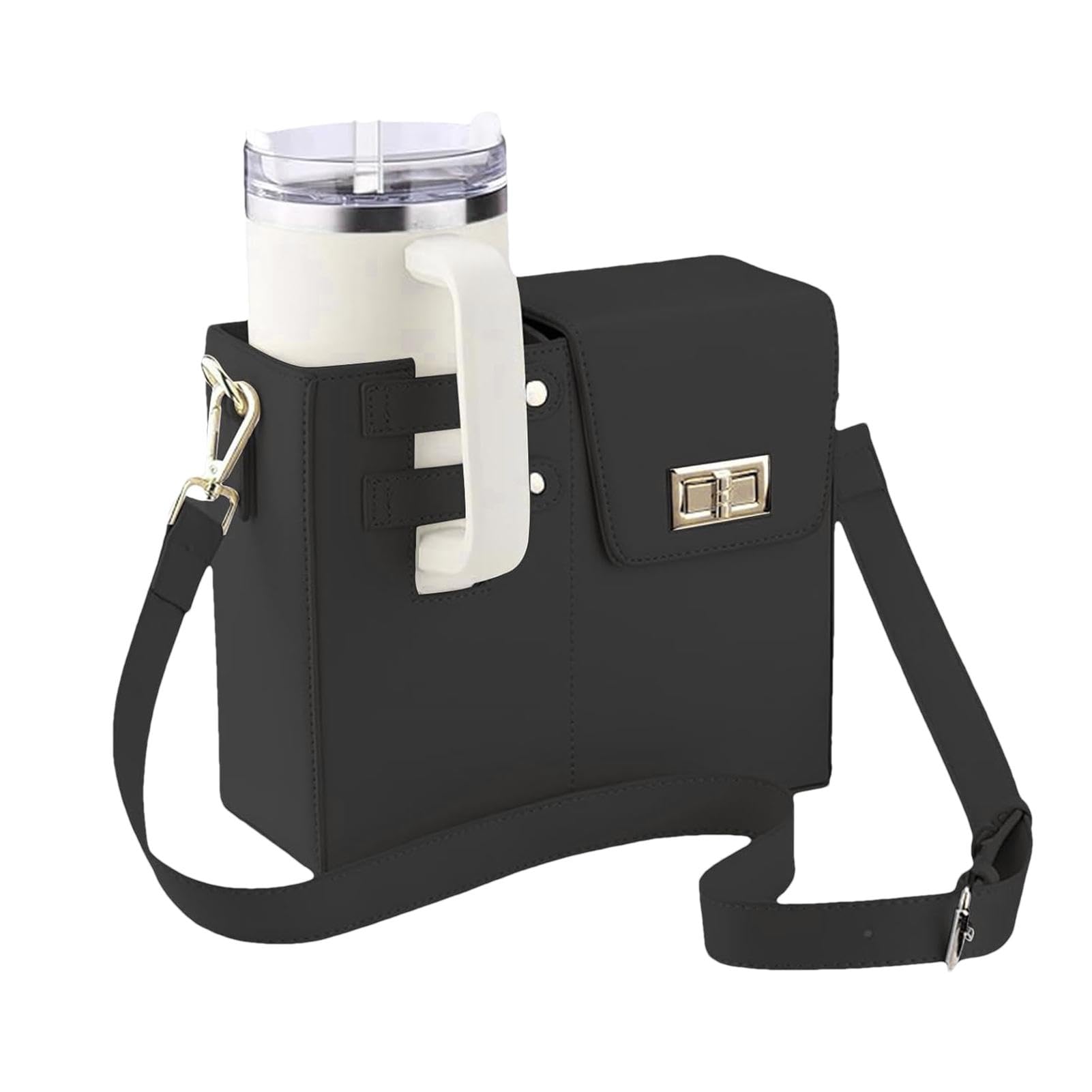 Premium Crossbody Water Bottle Bag - Adjustable Strap, Leak-Proof Outdoor Cup Holder for Hiking, Gym & Travel | Portable Hydration Pouch for Sports & Daily Use