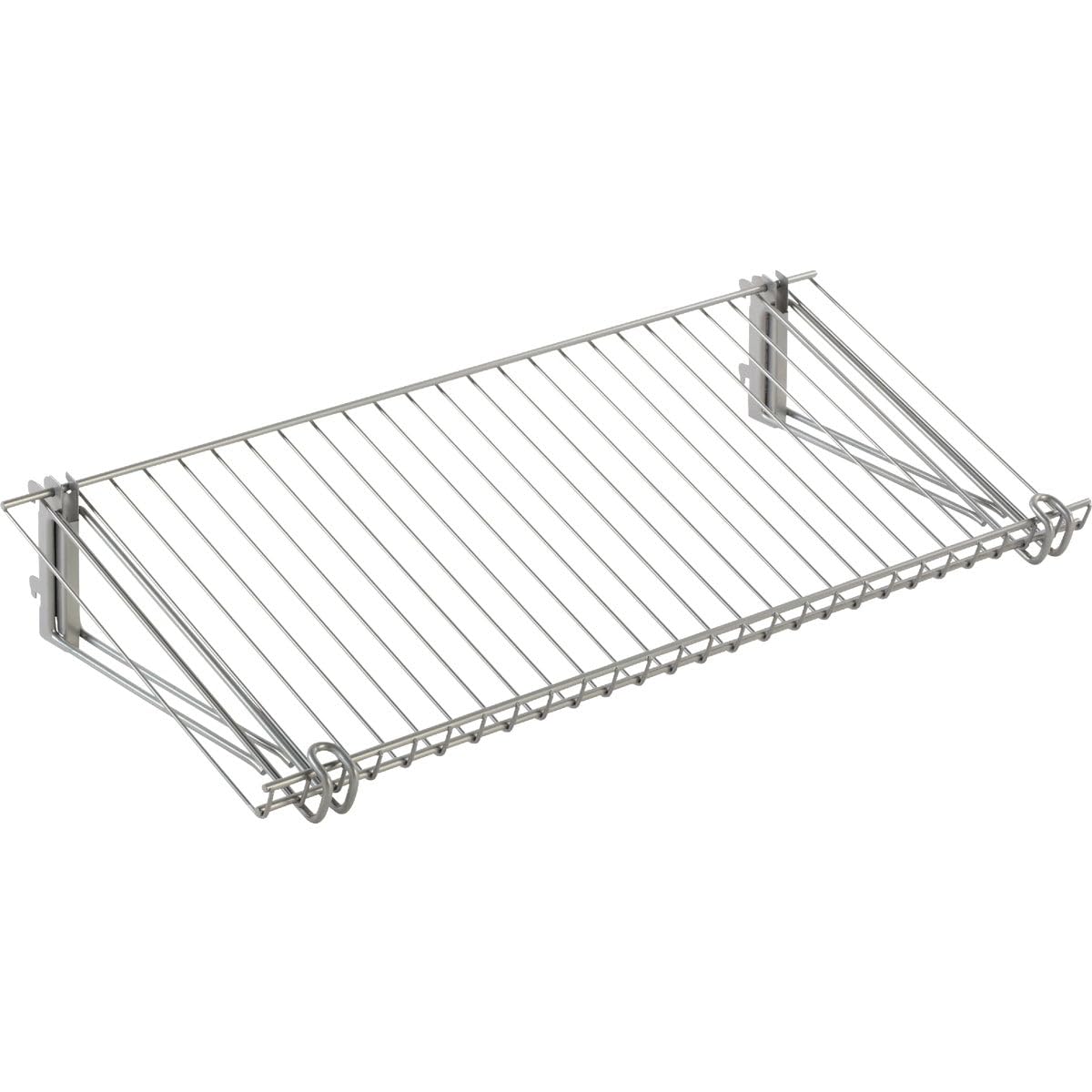Rubbermaid Configurations Shoe Shelf - Titanium Floating Shelves for Shoe Storage & Organization - Perfect for Home, Laundry, Bathroom, Mudroom, Pantry & Linen Closet - Space-Saving Shoe Rack for Small Spaces & Closet Organization