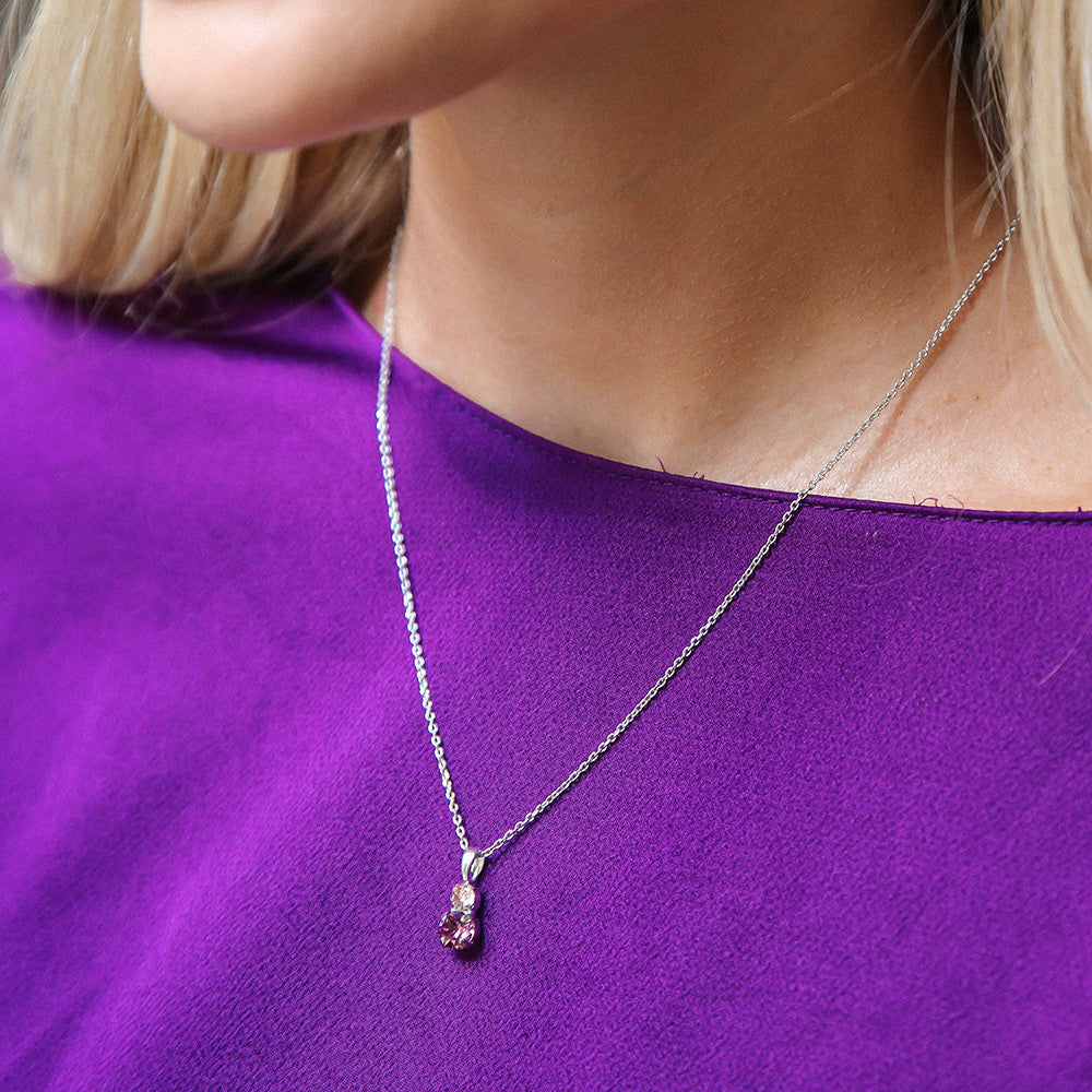 Elegant Leah Necklace & Iris Combo Set - Perfect for Valentine's Day Gifts, Anniversary Presents & Special Occasions