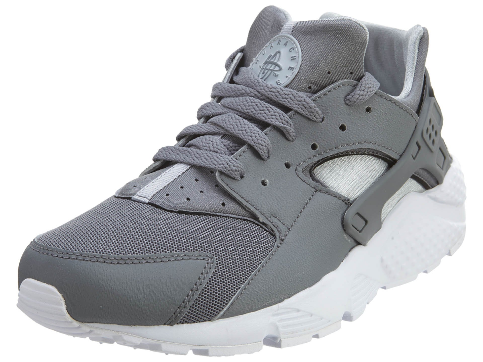 Nike Huarache Run GS Grade School Sneakers - Light Grey/Charcoal Grey (654275-012) | Comfortable Running Shoes for Kids | Perfect for School, Sports & Everyday Wear