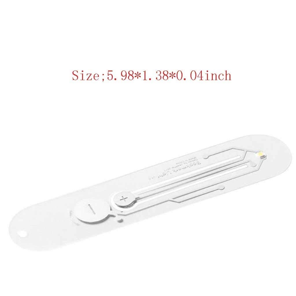 LED Desk Lamp for Office & Reading - Portable Night Light with 4000K Eye-Care, 72H Battery Life - Thin Transparent Bookmark Design - Perfect for Bookworms, Kids Bedside, Study Table & Late-Night Reading