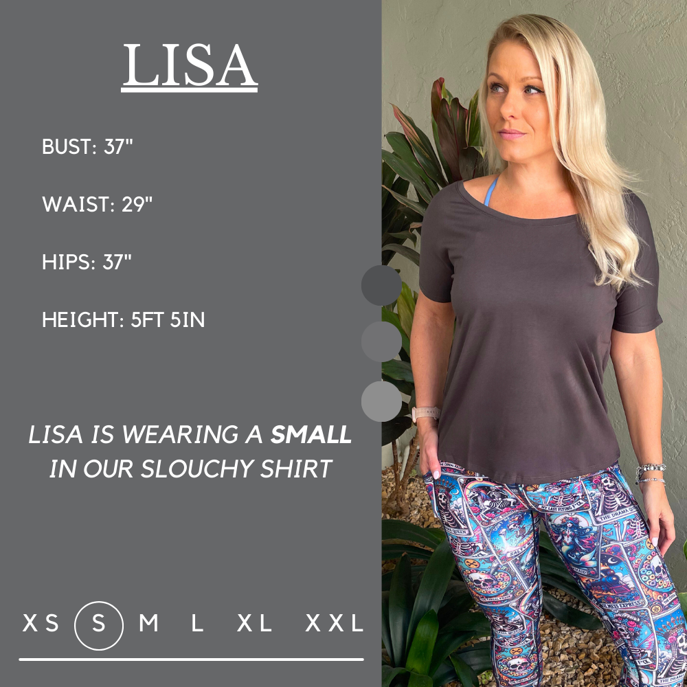 Comfy Slouchy T-Shirt for Women - Soft Relaxed Fit Grey Tee | Casual Everyday Wear, Lounge & Outfits