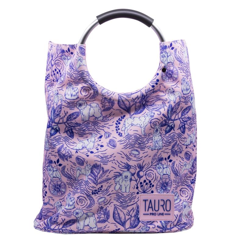 Tauro Pro Line Large Shopping Bag with Metal Handle - Customizable Design for Groceries, Shopping & Travel