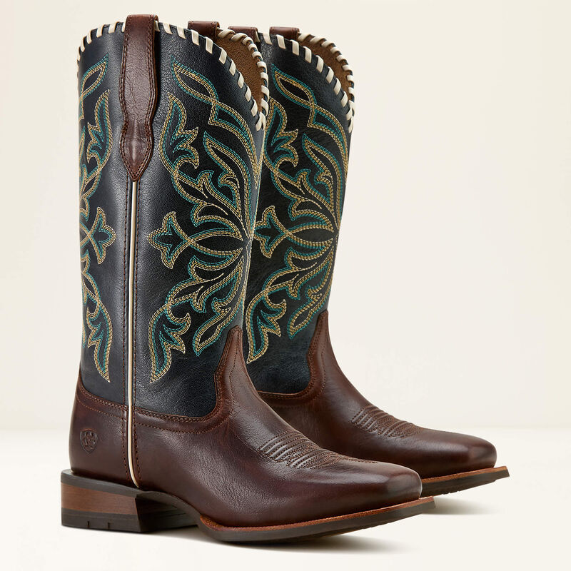 Showdown Western Boots for Men & Women - Genuine Leather Cowboy Boots with Comfortable Fit - Perfect for Rodeo, Country Dancing & Western Fashion