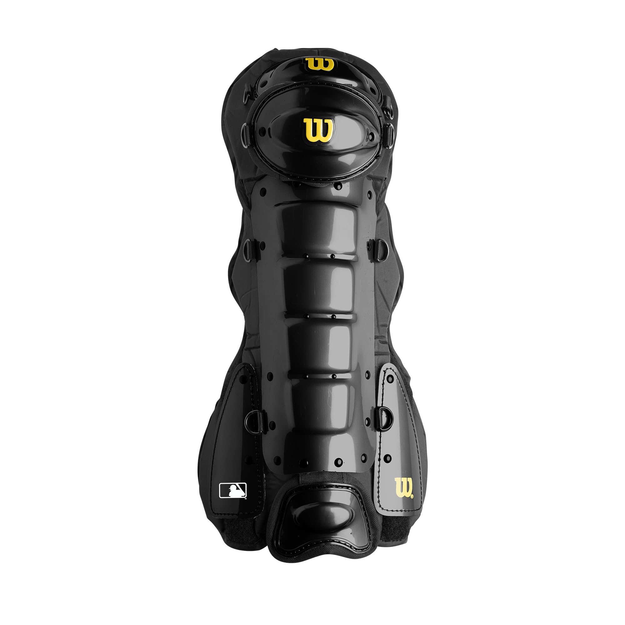 Wilson Pro Gold 2 Leg Guards - Adult Baseball Catcher's Shin Guards with Adjustable Straps & Shock Absorption - Perfect for MLB Training, Youth Leagues & Amateur Games