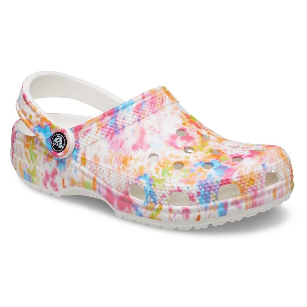 Crocs Classic Solar Rainbow Clogs - Comfortable & Lightweight Unisex Slip-On Shoes for Men & Women | Perfect for Beach, Pool, Garden & Casual Wear