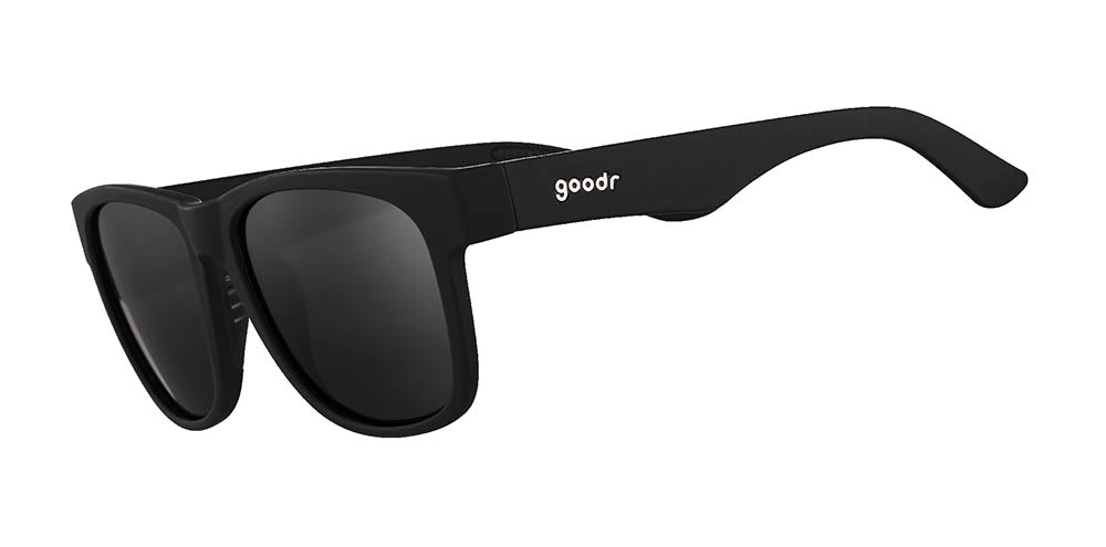 goodr BFG Polarized Sunglasses - Hooked Onyx Black Matte Frame for Running, Cycling & Outdoor Sports