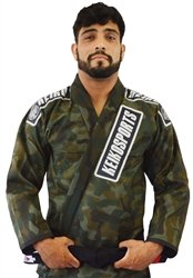 KEIKO SPORTS CAMO GI - Premium BJJ & MMA Training Uniform for Men & Women - Perfect for Brazilian Jiu-Jitsu, Judo, and Martial Arts Practice