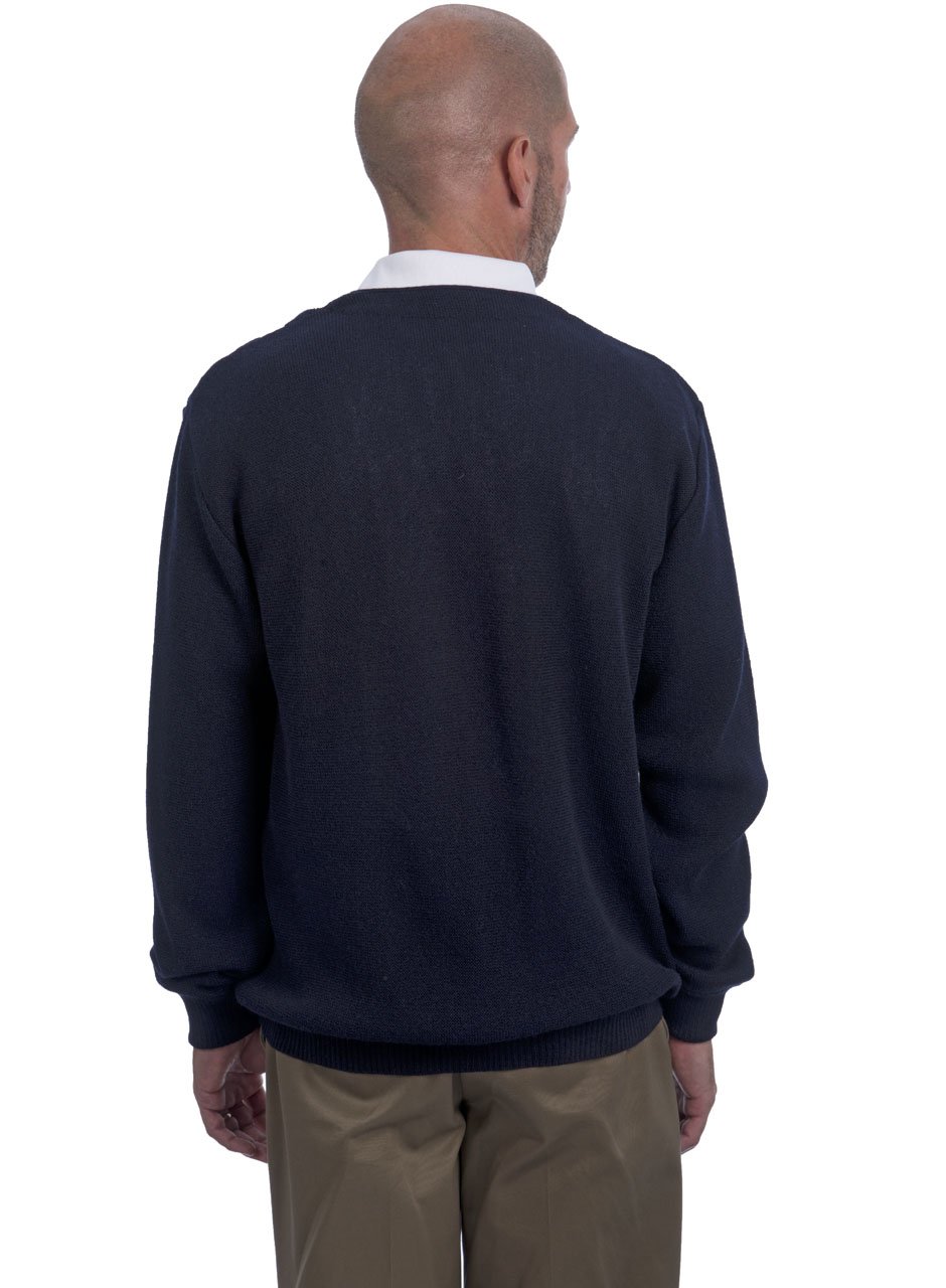 Men's Retro Diamond V-Neck Golf Cardigan Sweater - 100% Baby Alpaca Wool | Warm & Stylish Knitwear for Golfing, Casual Wear & Outdoor Activities