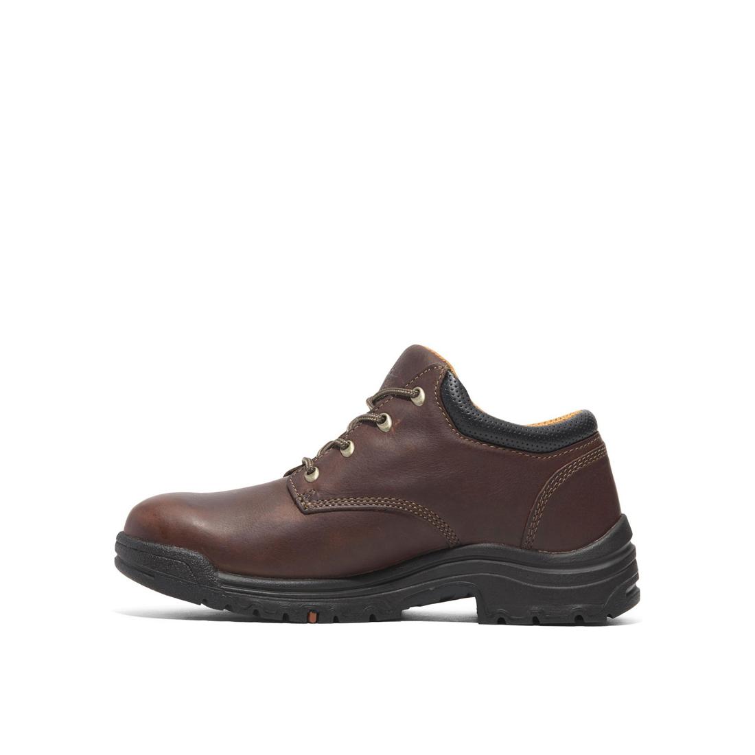 Titan Soft Toe Oxford Shoes for Men - Comfortable Brown Leather Work Shoes | Perfect for Office, Business Casual & Professional Workwear