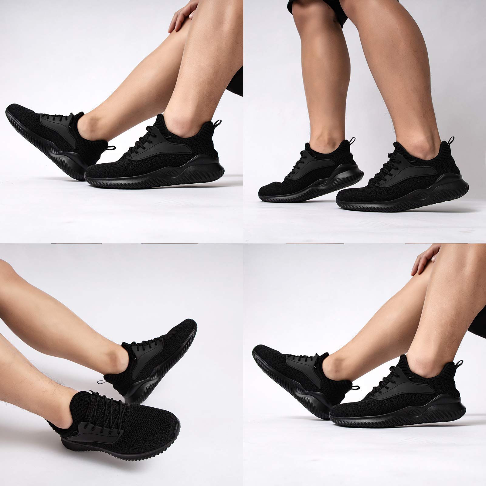 **Men's Slip-On Memory Foam Sneakers – Lightweight Breathable Walking & Running Shoes for Gym, Jogging, Tennis, Workout – Indoor & Outdoor Casual Athletic Shoes for Daily Wear & Active Lifestyle**